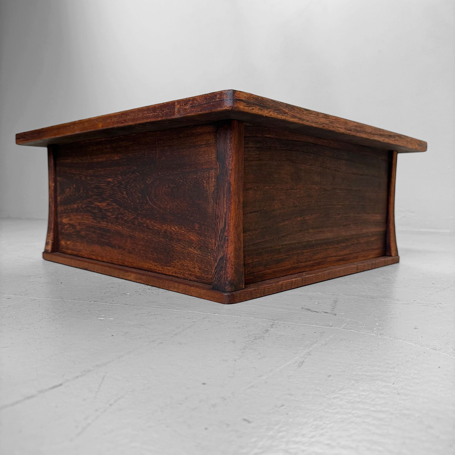Antieke Japanse Houten Hibachi / Plantenhouder, 1880–1900
