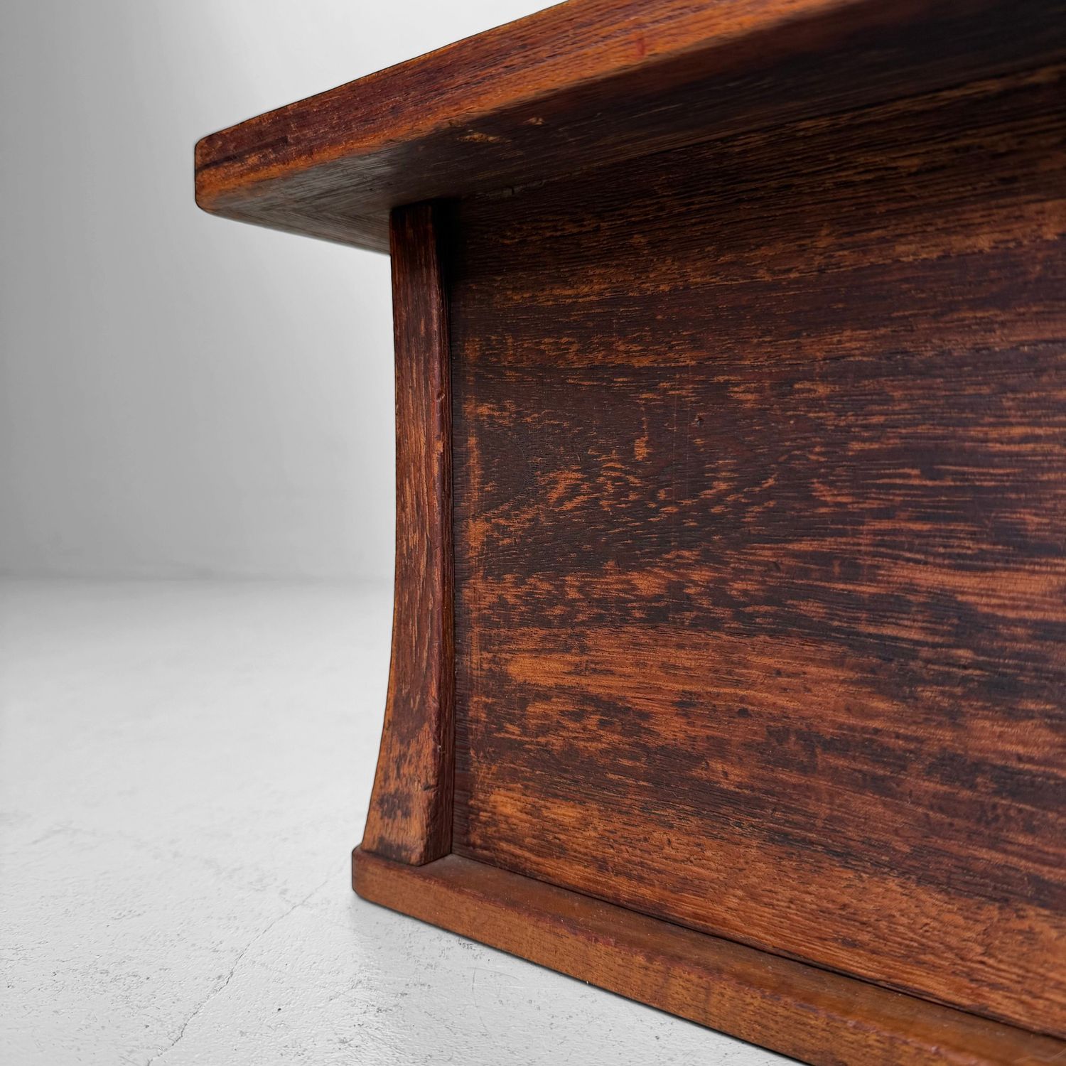 Antieke Japanse Houten Hibachi / Plantenhouder, 1880–1900