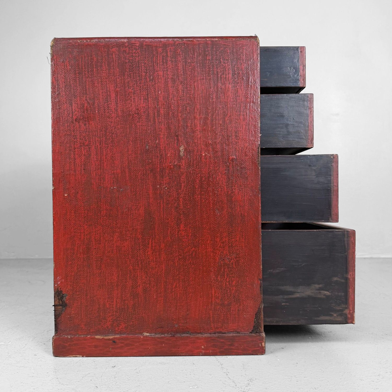 Antiek Japans Ladekastje ‘Kiku’, Klein Opbergmeubel, ca. 1920