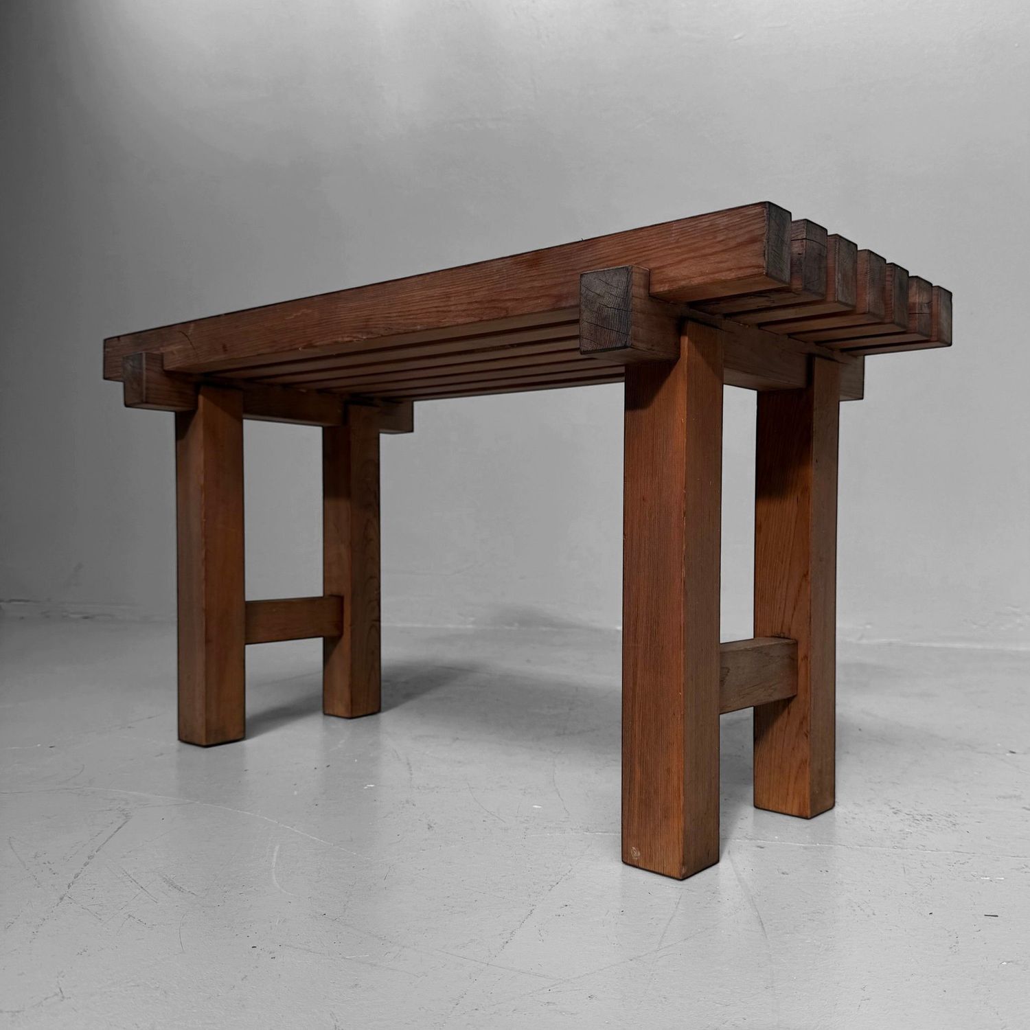 Vintage Japanse Minimalistische Displaybank, 1960–1970