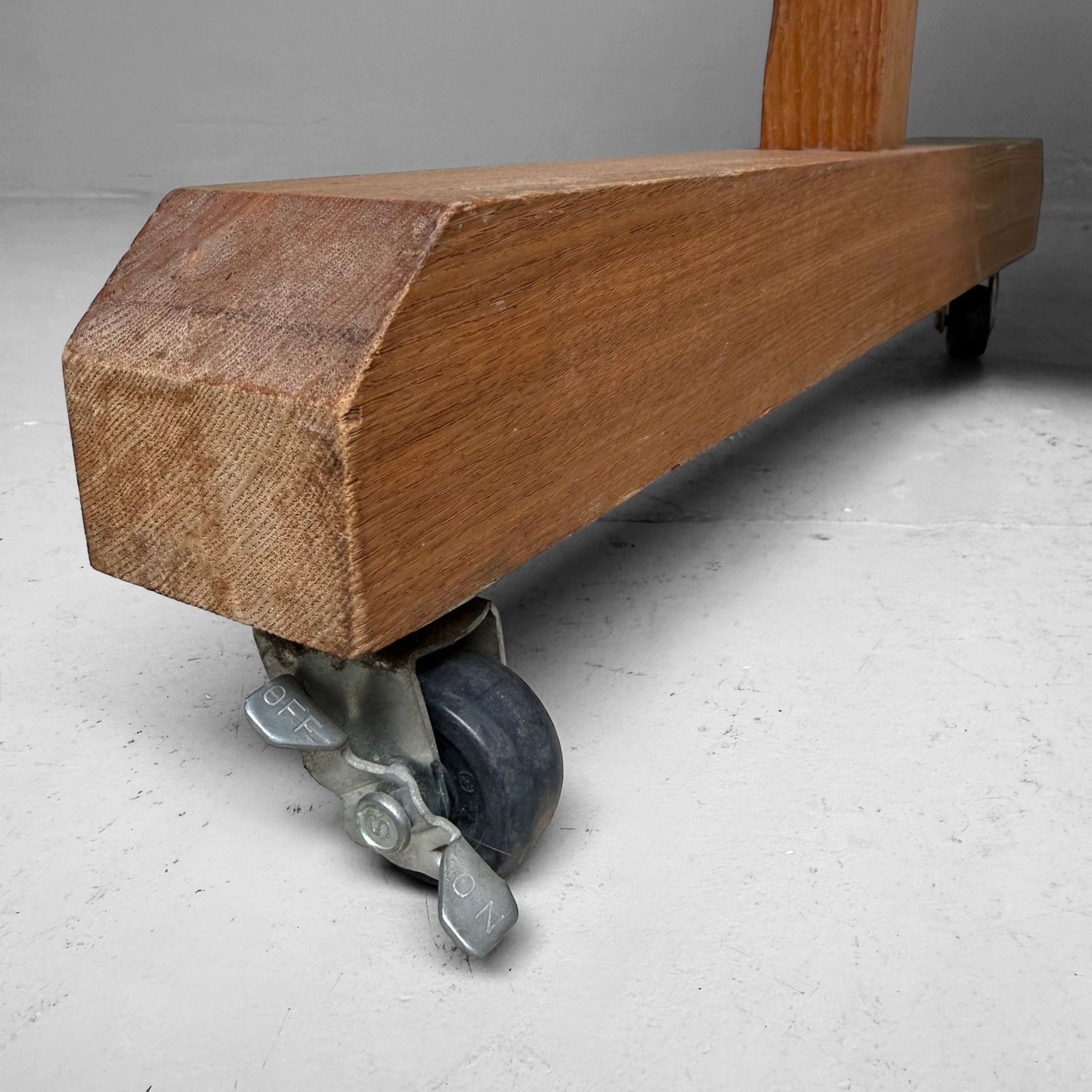 Japanse Mobiel Krijtbord / Aankondigingsbord met Houtsnijwerk, 1995