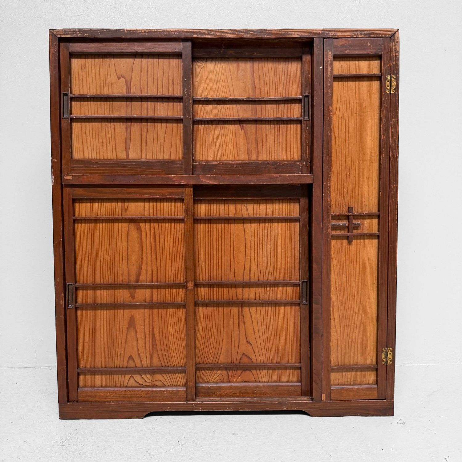 Vintage Japanese Storage Cabinet with Sliding Doors, 1960–1970