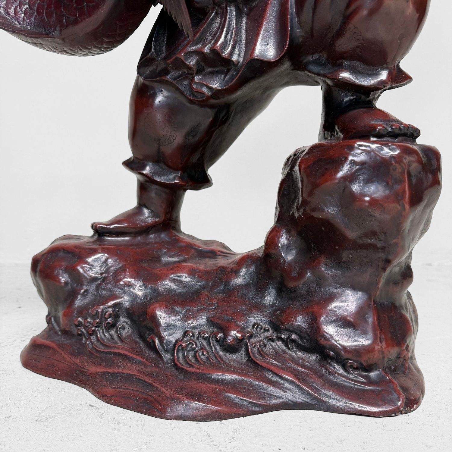 Large Japanese Ebisu Statue, Luck & Prosperity, 1950–1970