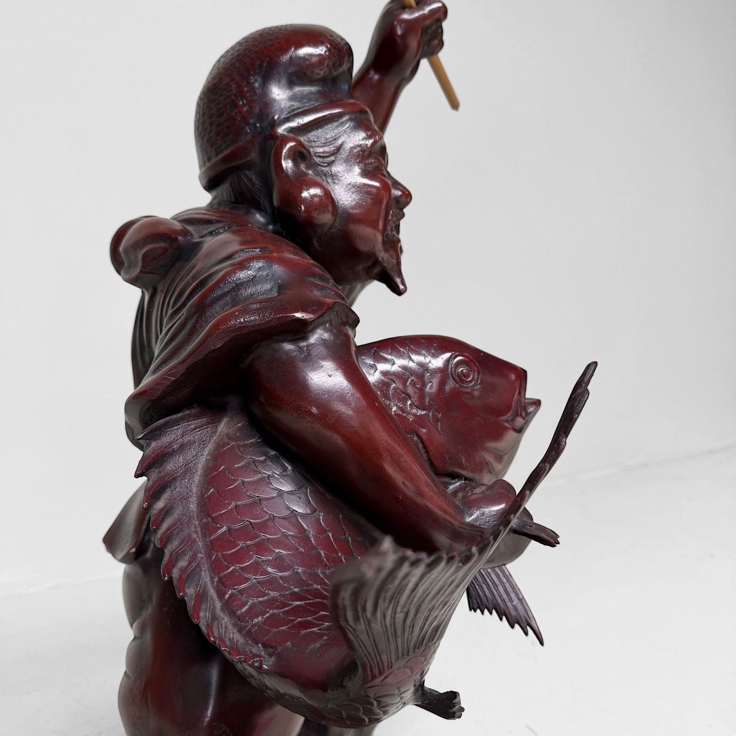 Large Japanese Ebisu Statue, Luck & Prosperity, 1950–1970