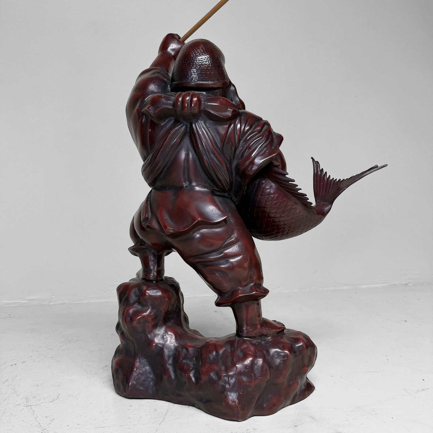 Large Japanese Ebisu Statue, Luck & Prosperity, 1950–1970