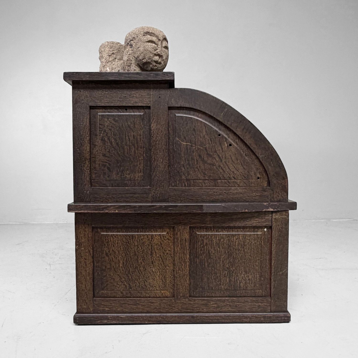 Japanese Seated Writing Desk / Shosai-zukue with Tambour Door, 1920–1930