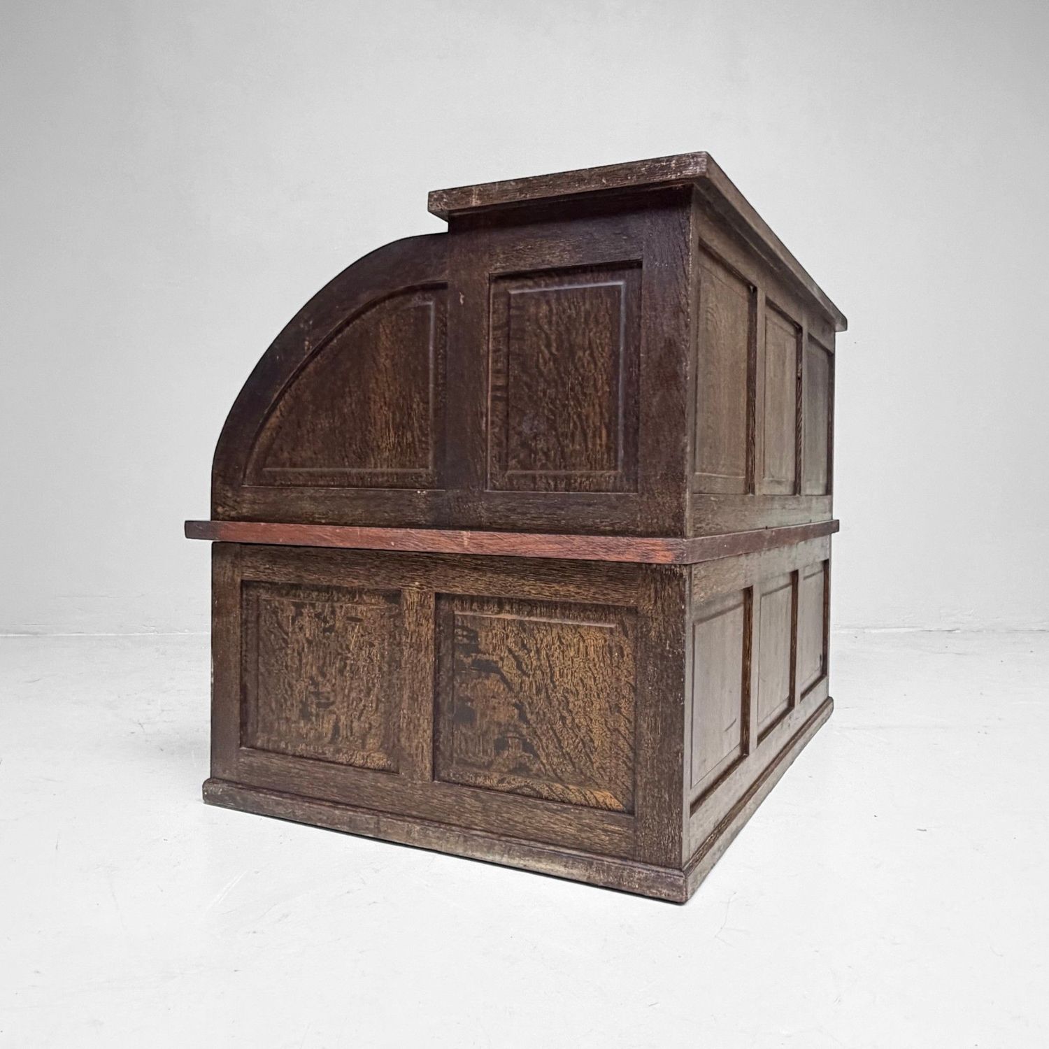 Japanese Seated Writing Desk / Shosai-zukue with Tambour Door, 1920–1930