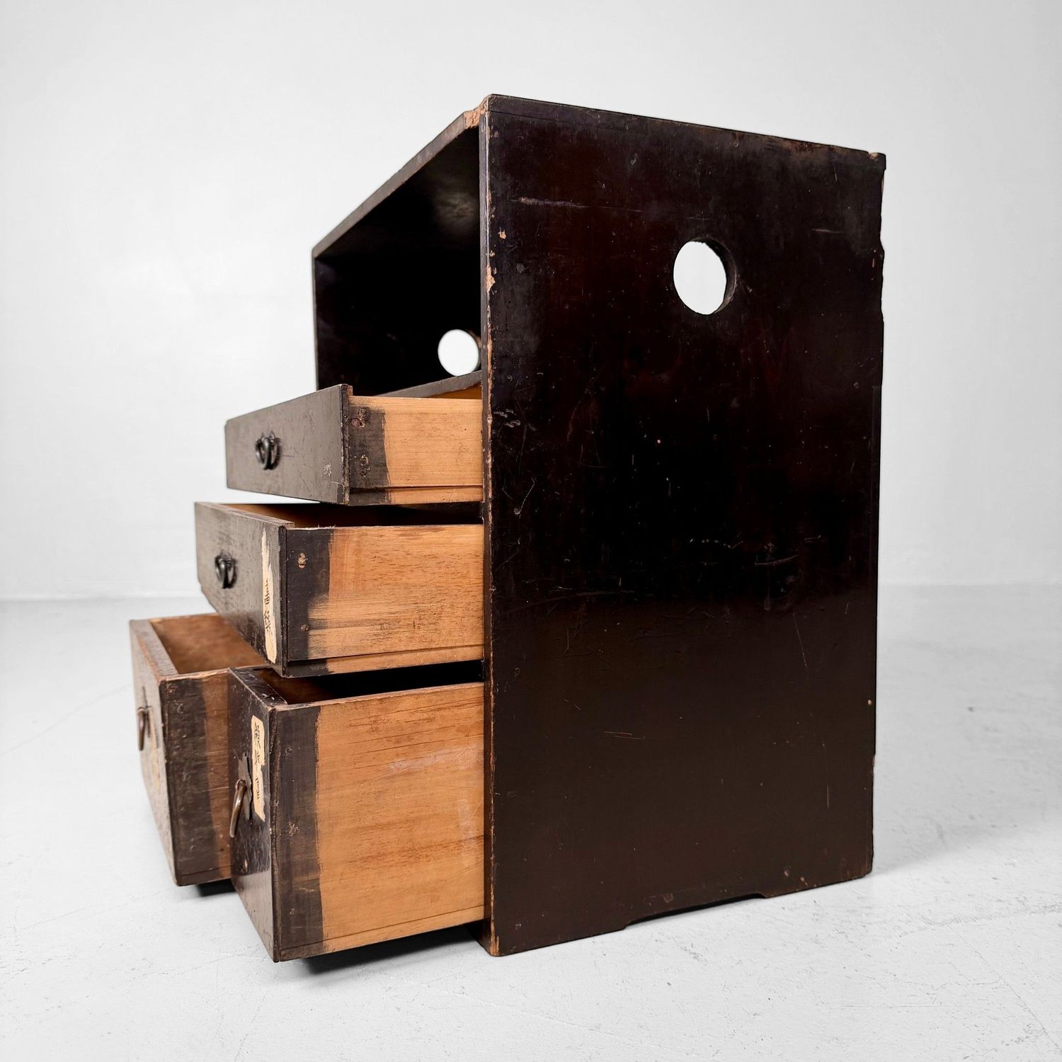 Antique Japanese Desk Cabinet for Documents, 1920–1930