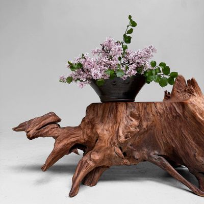 Vintage Japanese Shizenboku Hana-dai / Ikebana Display, c. 1950