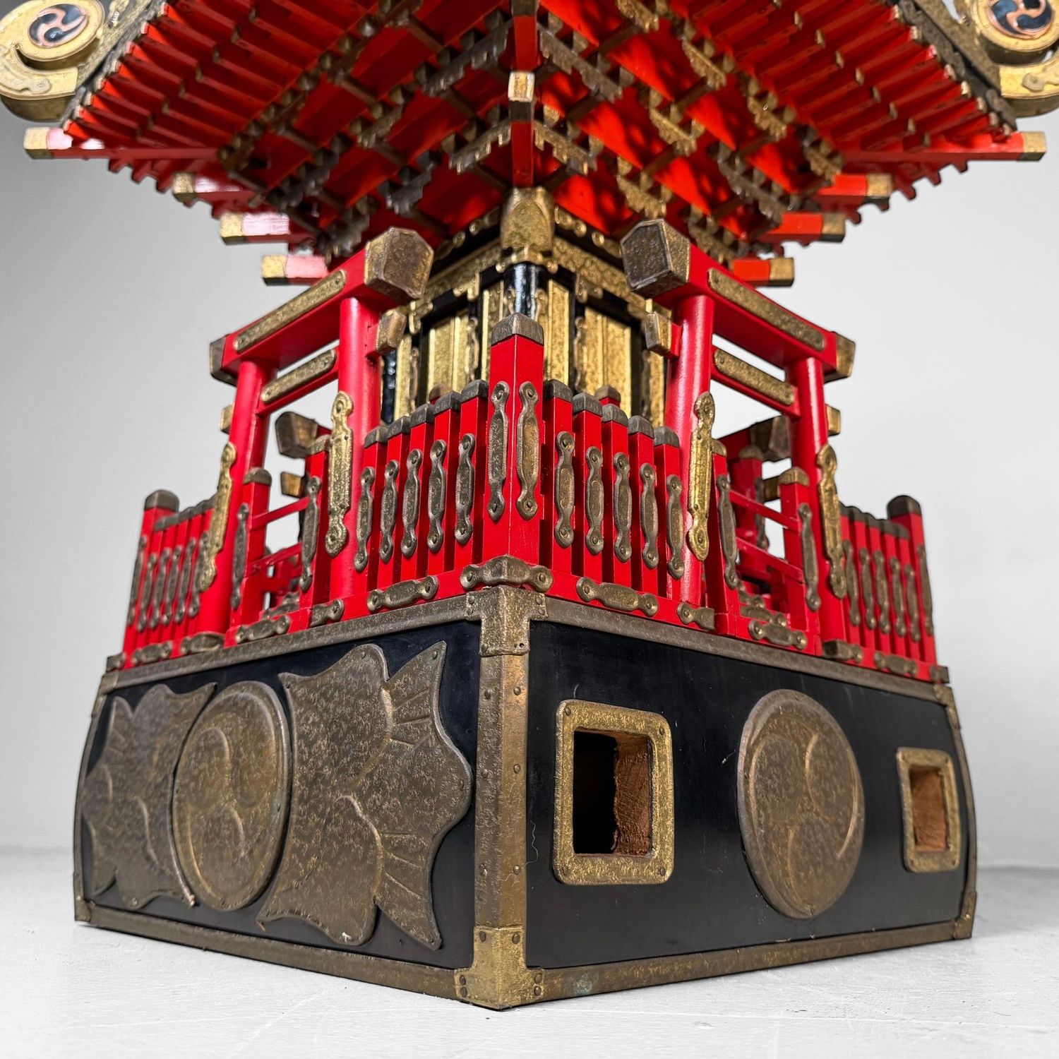 Japanse Mikoshi Tempel, Draagbaar Shinto-Heiligdom, 1920s