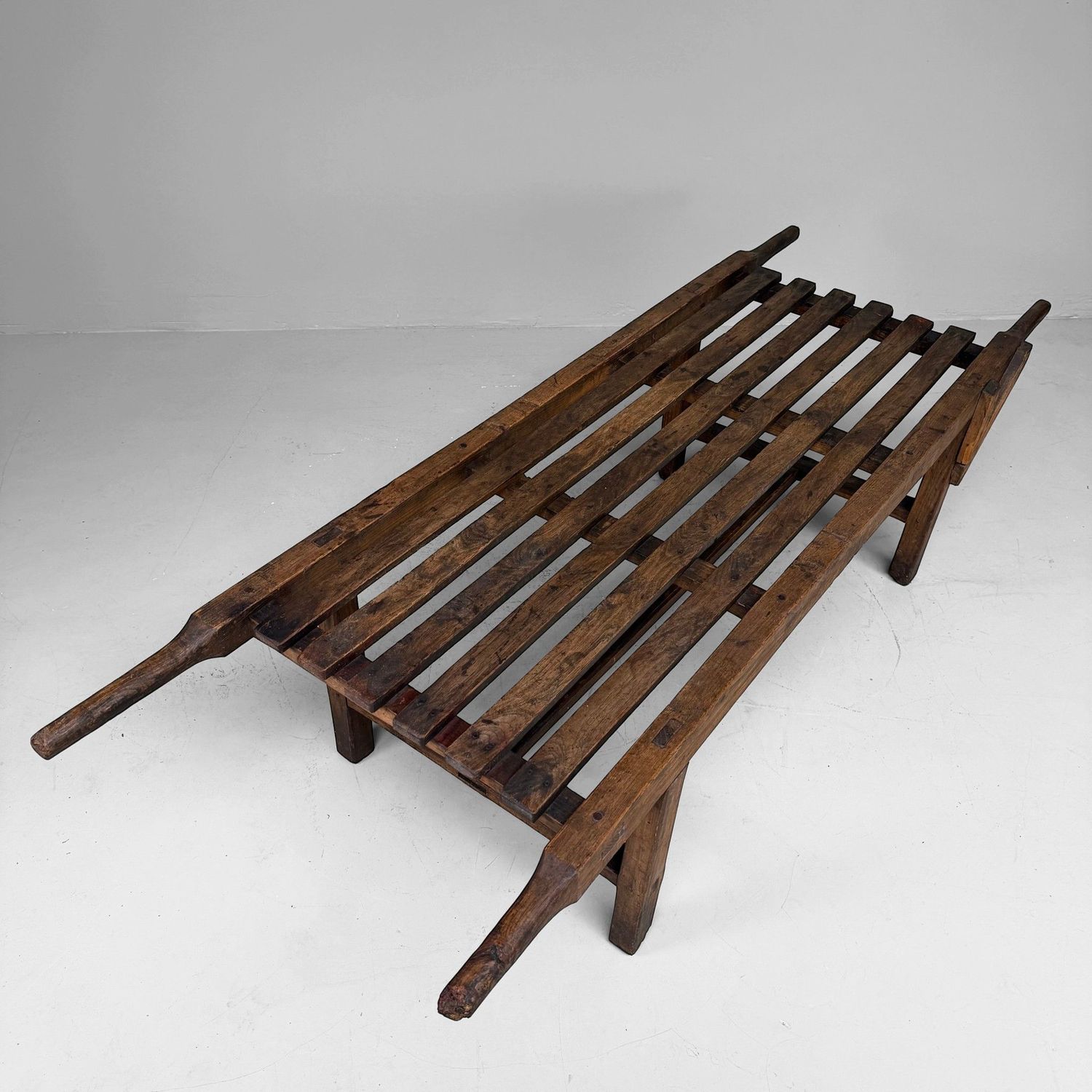 Antique French Carrying Stretcher / Display Bench, 1900s