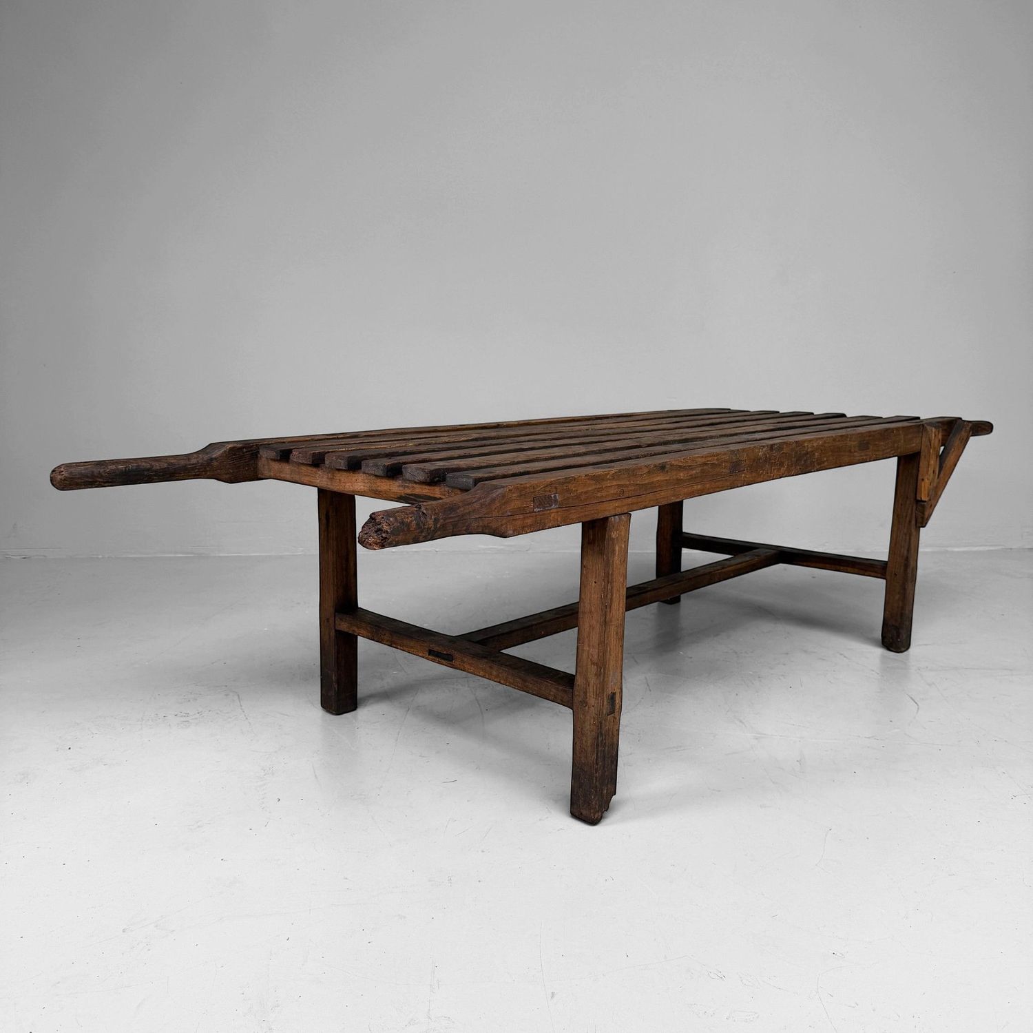 Antique French Carrying Stretcher / Display Bench, 1900s
