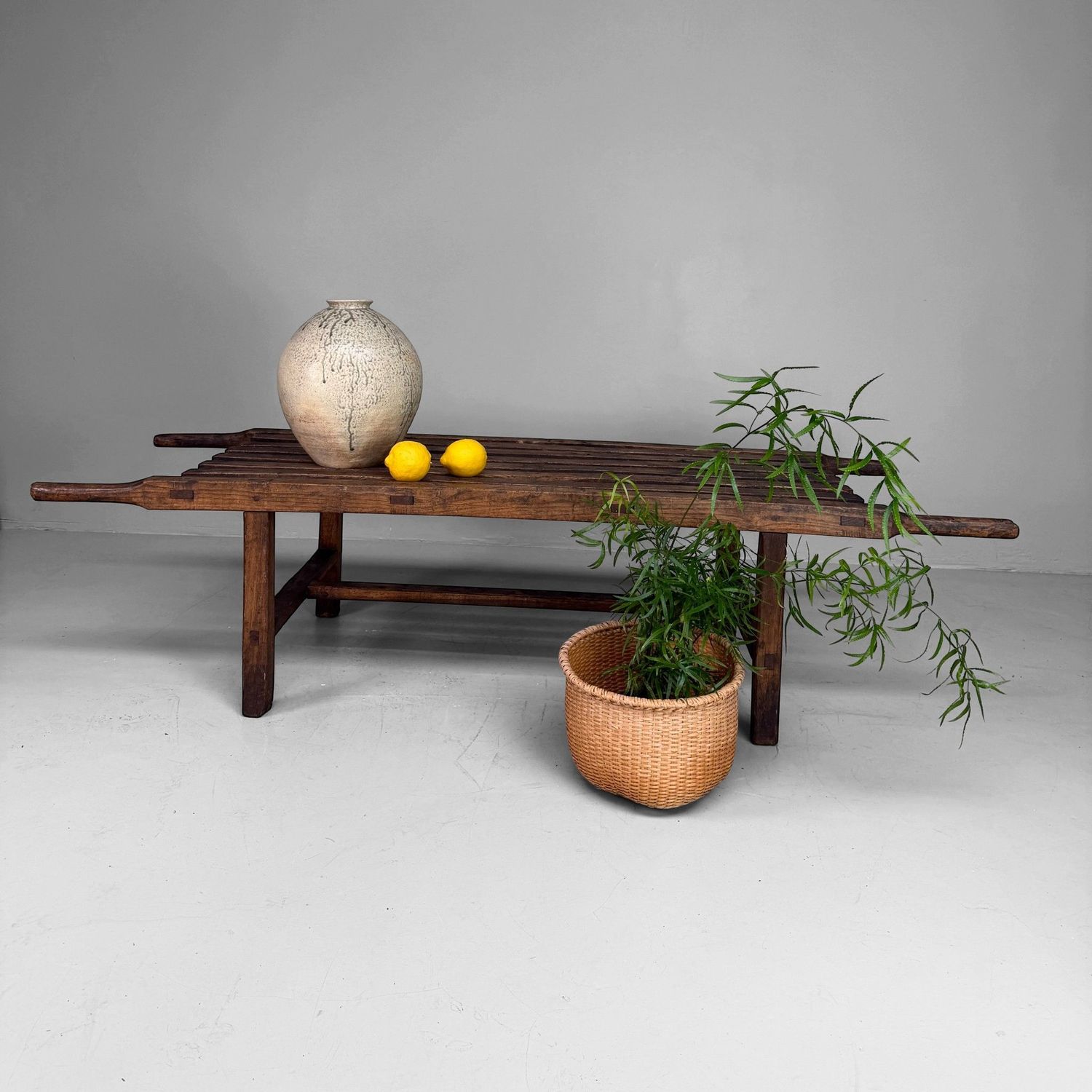 Antique French Carrying Stretcher / Display Bench, 1900s