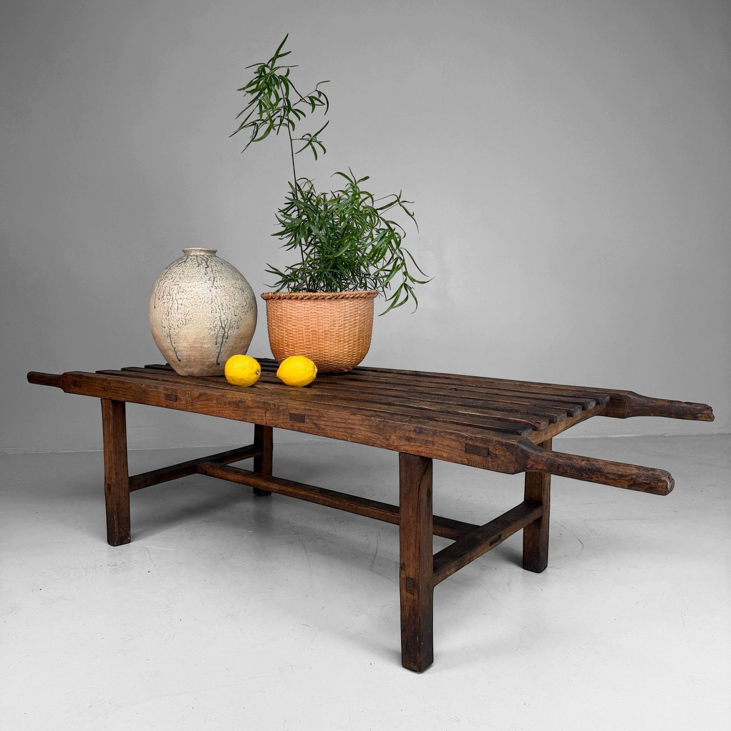 Antique French Carrying Stretcher / Display Bench, 1900s