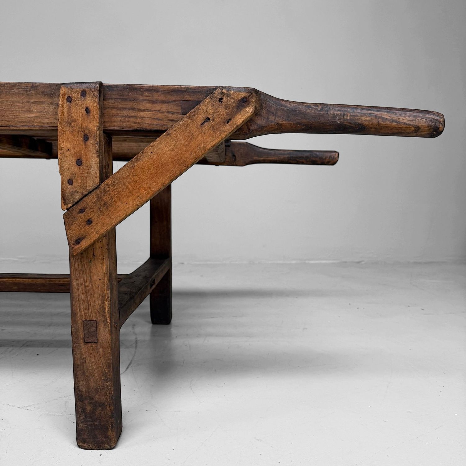 Antique French Carrying Stretcher / Display Bench, 1900s