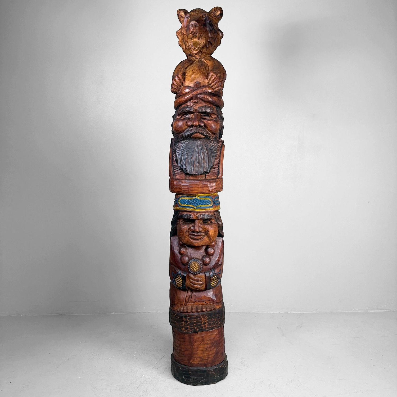 Monumental Ainu Totem Sculpture, Hokkaido Japan, 1960–1970s