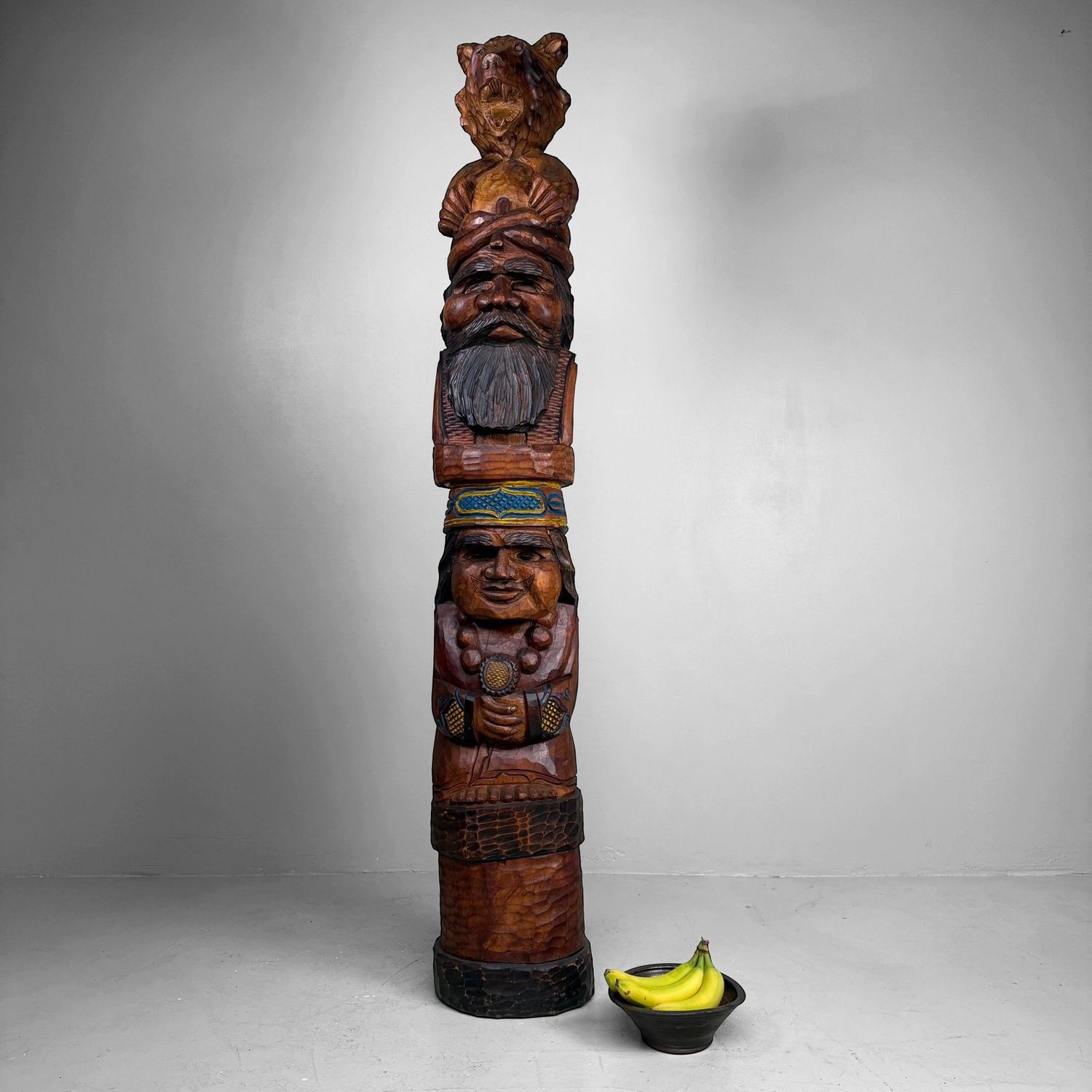 Monumental Ainu Totem Sculpture, Hokkaido Japan, 1960–1970s