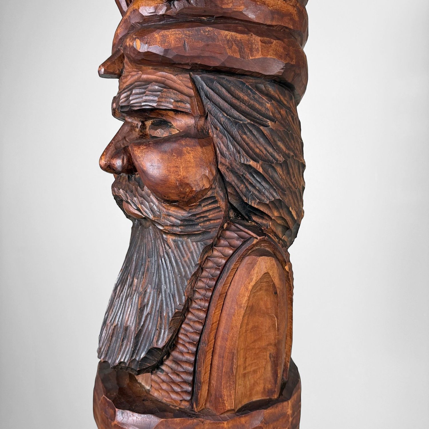 Monumental Ainu Totem Sculpture, Hokkaido Japan, 1960–1970s