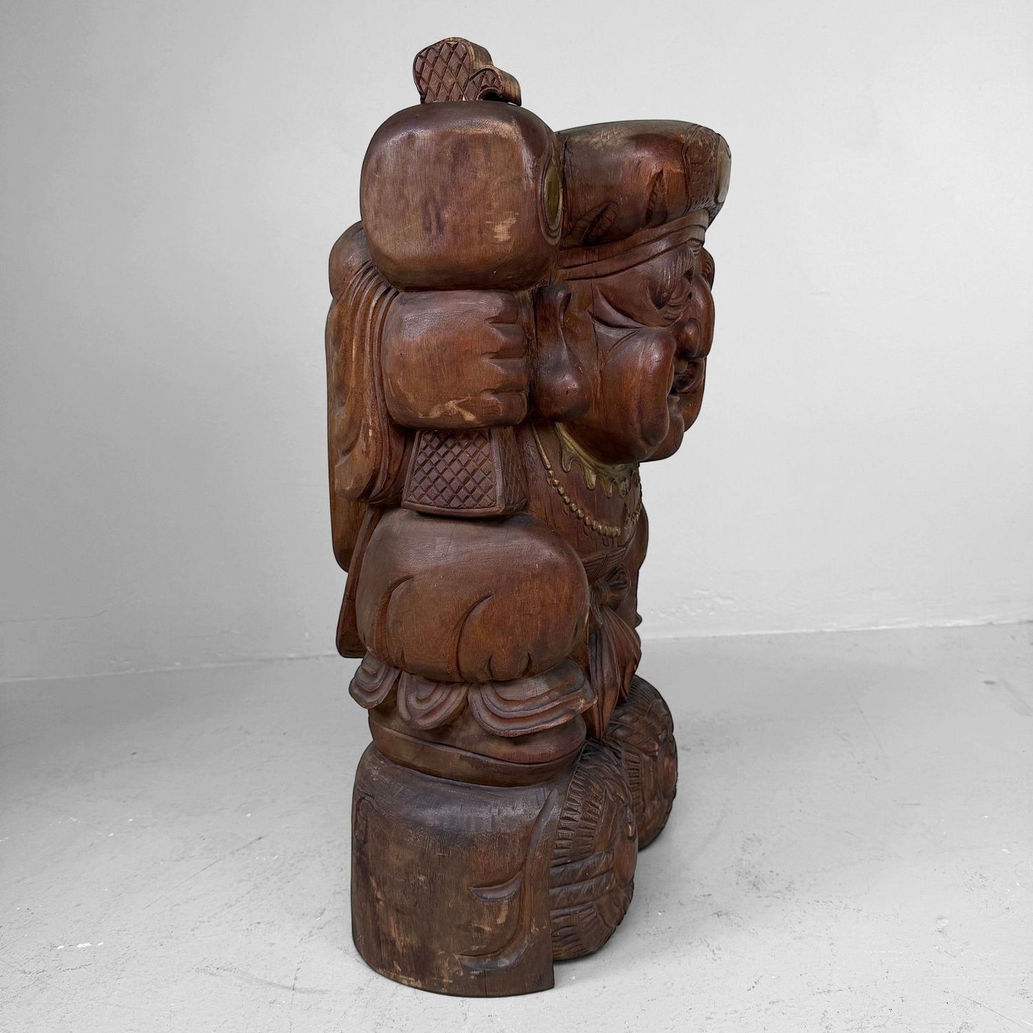 ​Groot Japans Houten Daikoku Beeld, 1930s