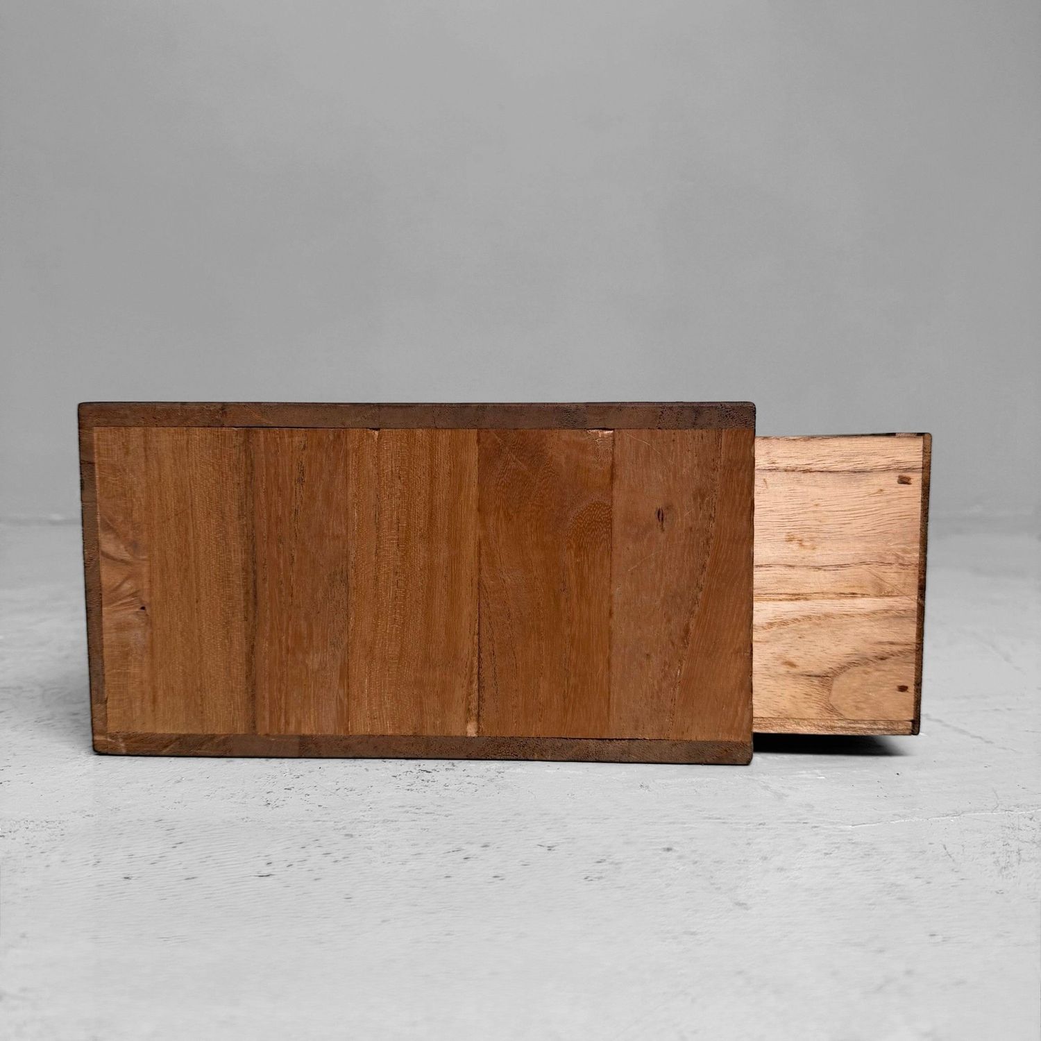 ​Japans Houten Apotheekkastje met Lade, 1950s