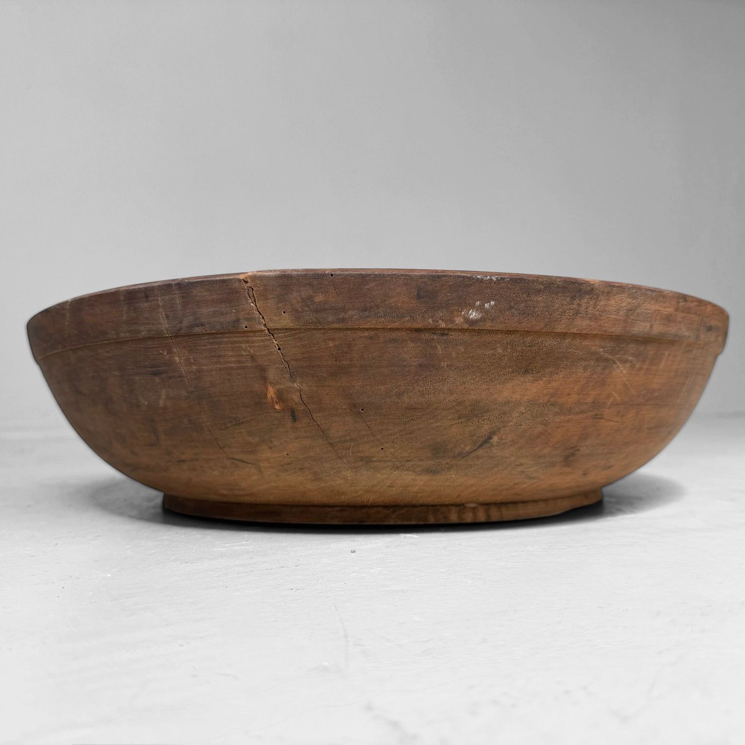 ​Antieke Japanse Houten Mengkom / Kibachi, 1949