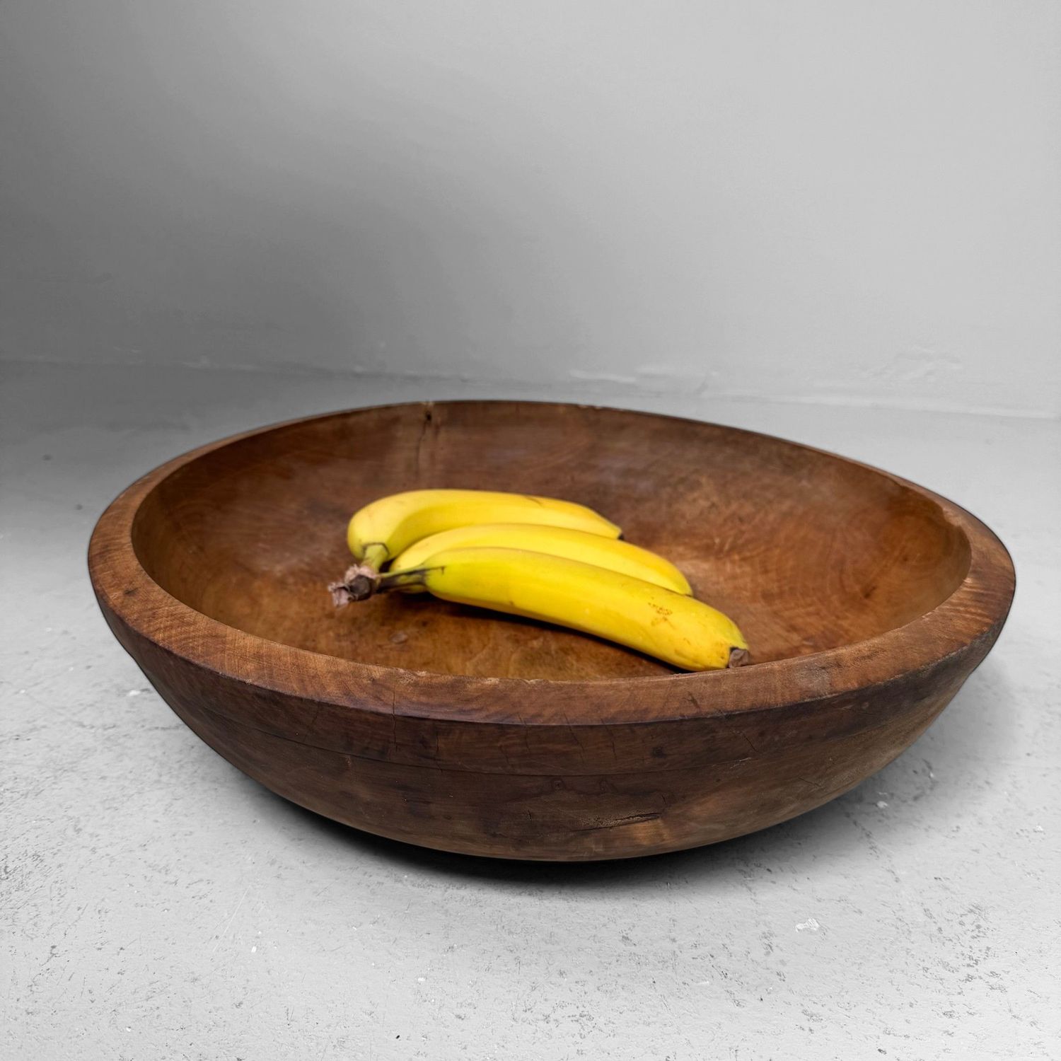 ​Antieke Japanse Houten Mengkom / Kibachi, 1949