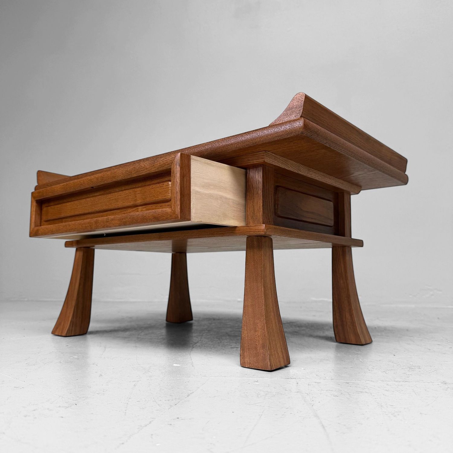 Vintage Japans Displaytafeltje met Lade, 1960–1970s