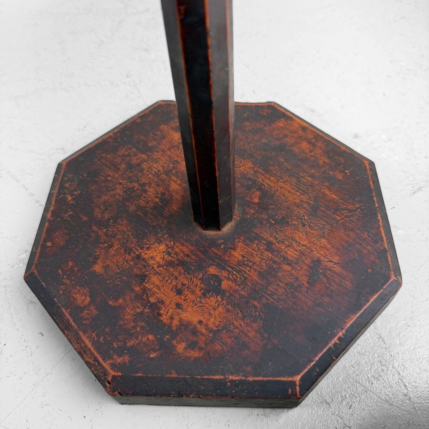 Antique Japanese Wooden Shokudai Candle Stand, c. 1870