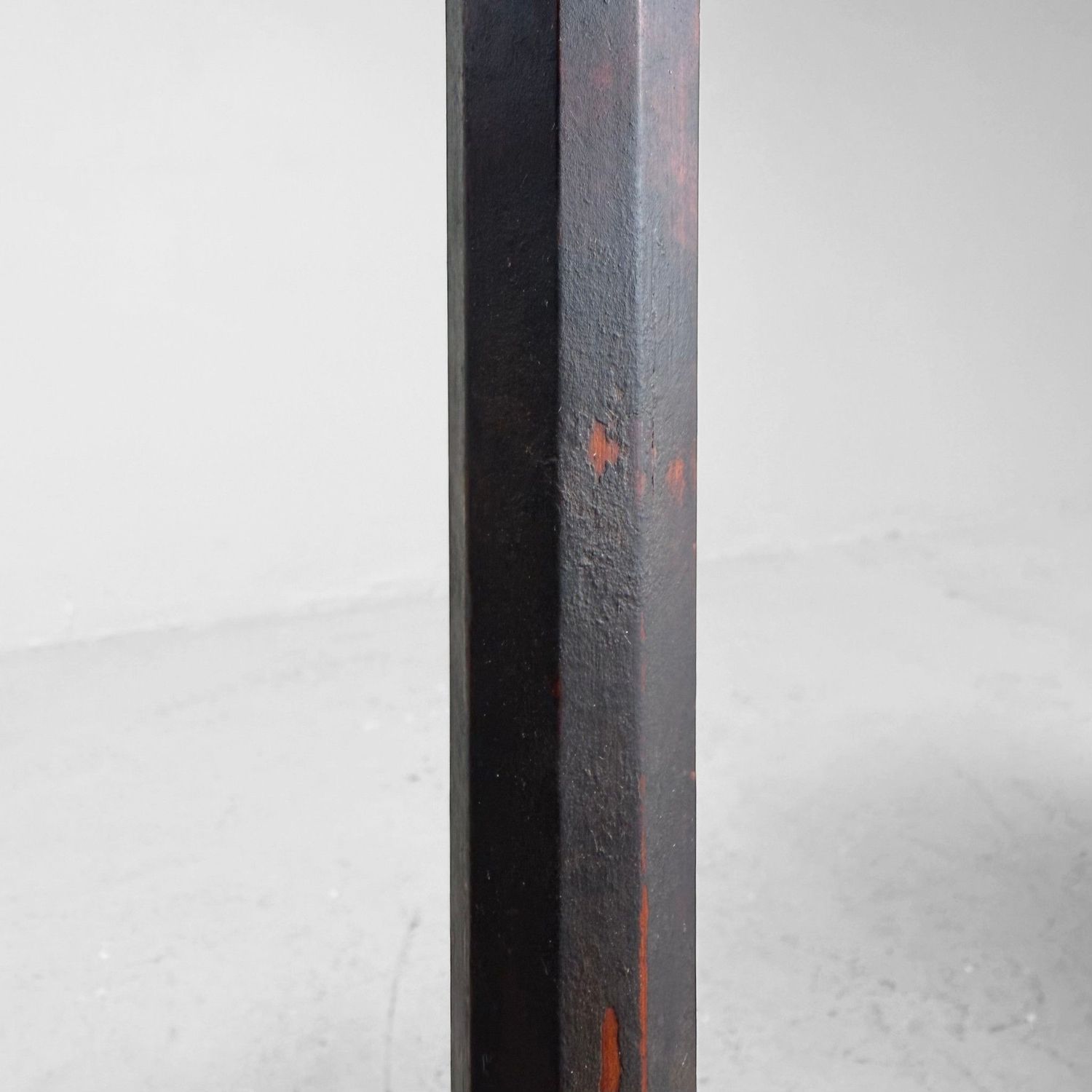 Antique Japanese Wooden Shokudai Candle Stand, c. 1870