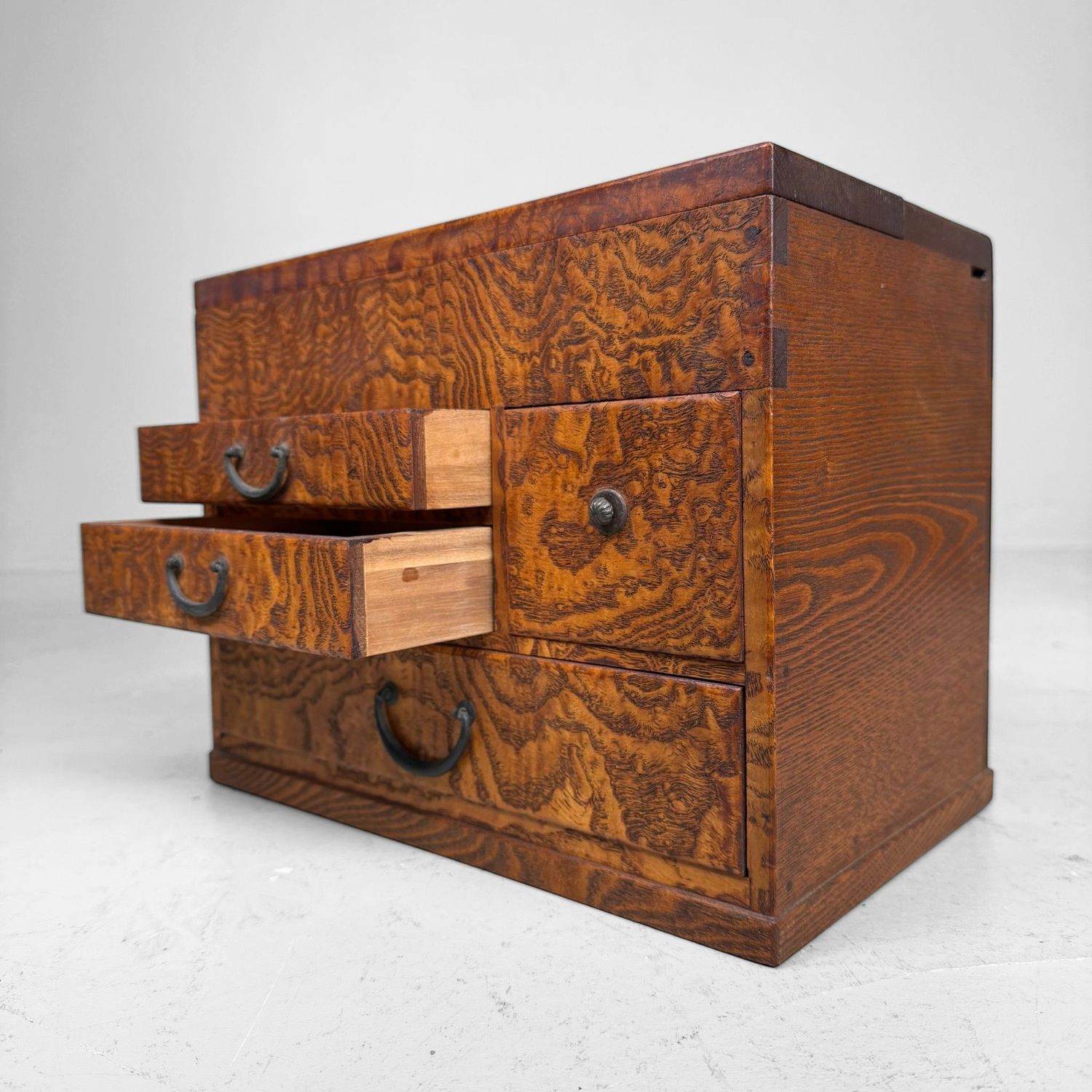 Antique Japanese Haribako Sewing Box, 1920s