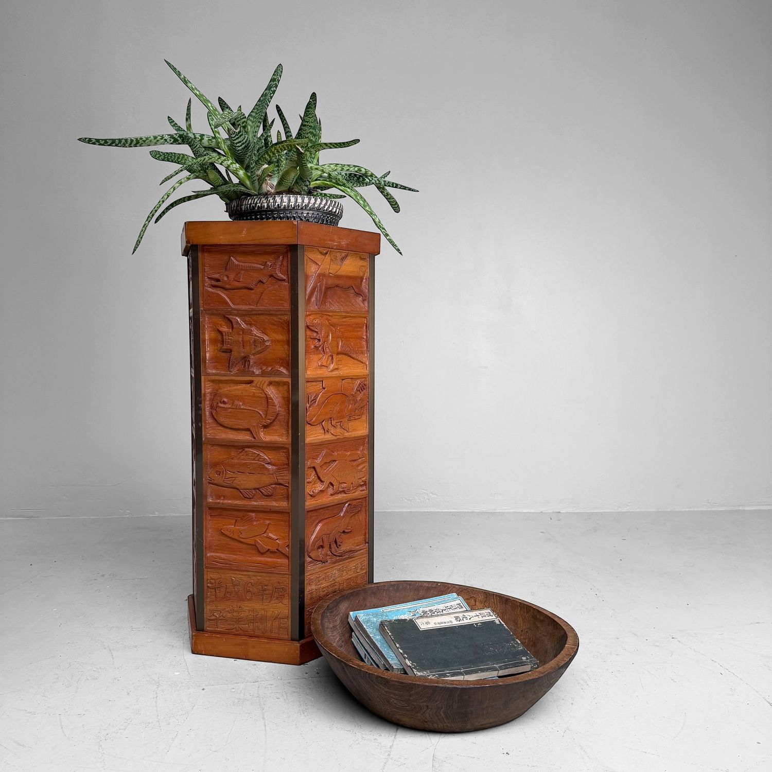 Japanse Kadai Plantenstandaard / Decoratieve Sokkel, 1994