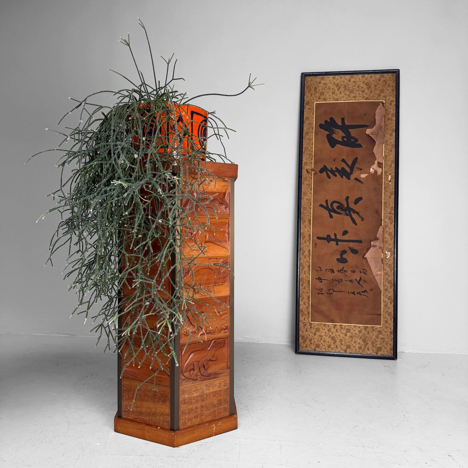 Japanse Kadai Plantenstandaard / Decoratieve Sokkel, 1994