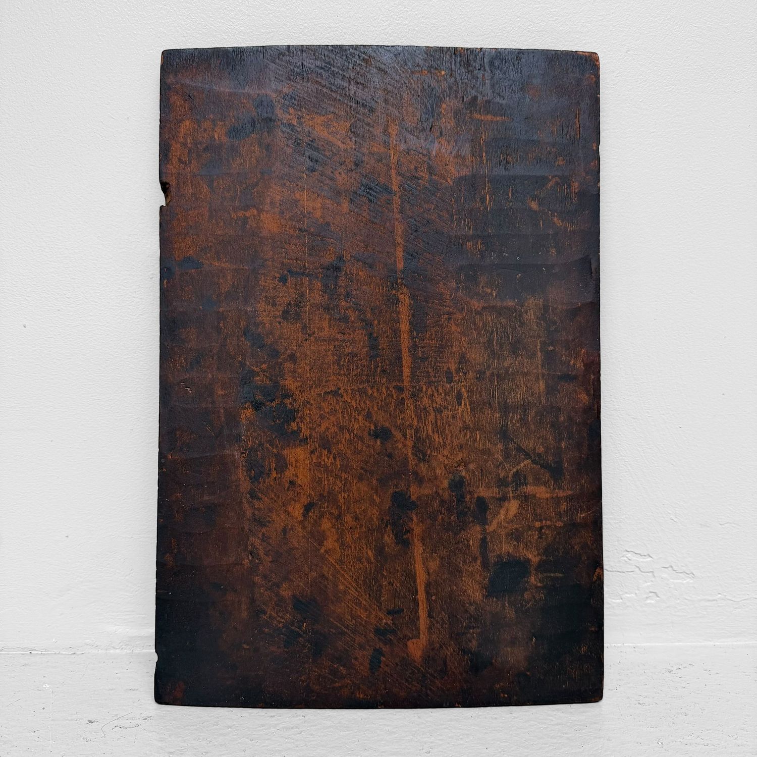 Japanese Hangi Woodblock Printing Plate / Yamashiro Ujitawara Tea Mark, 1940s