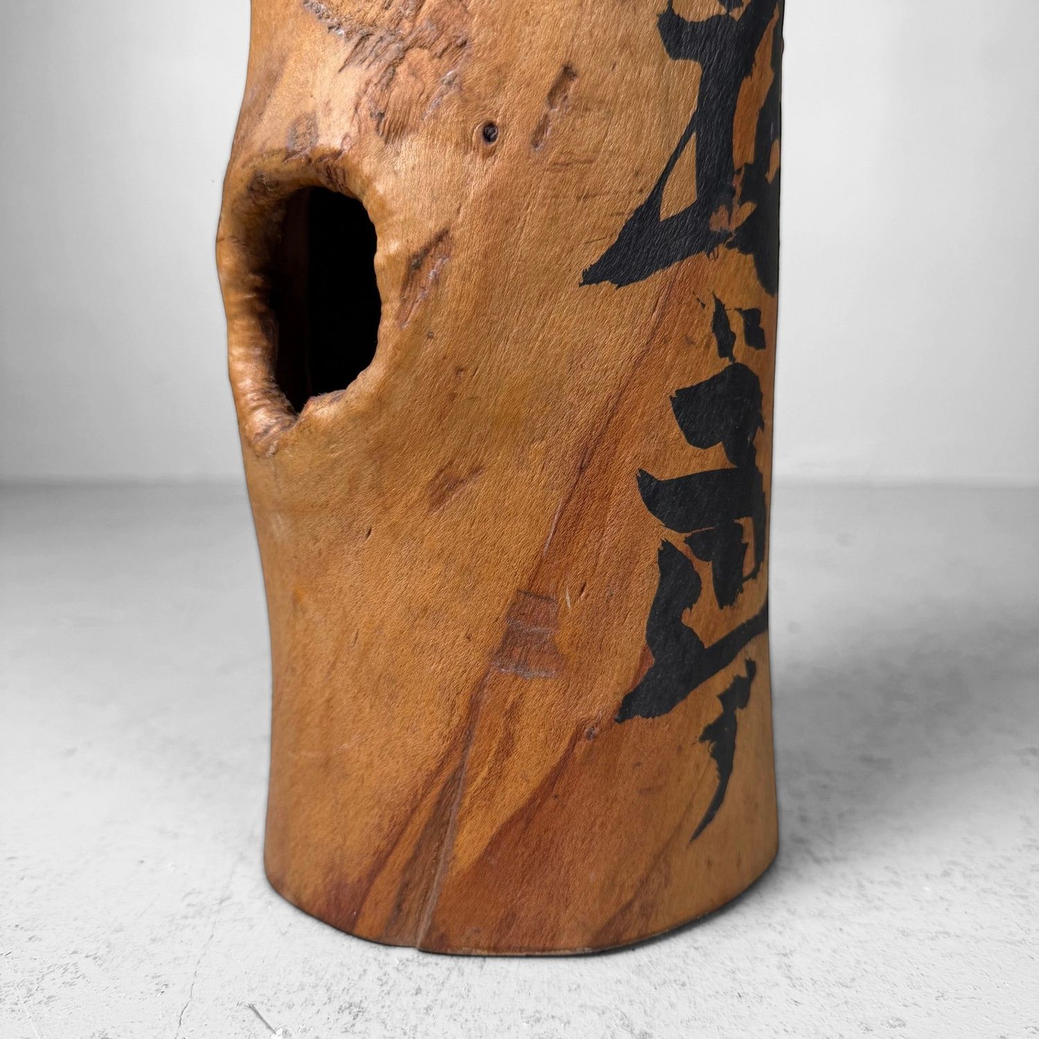 Japanse Koboku Hanaire Boomstam / Wabi-Sabi Ikebana Object, 1960s