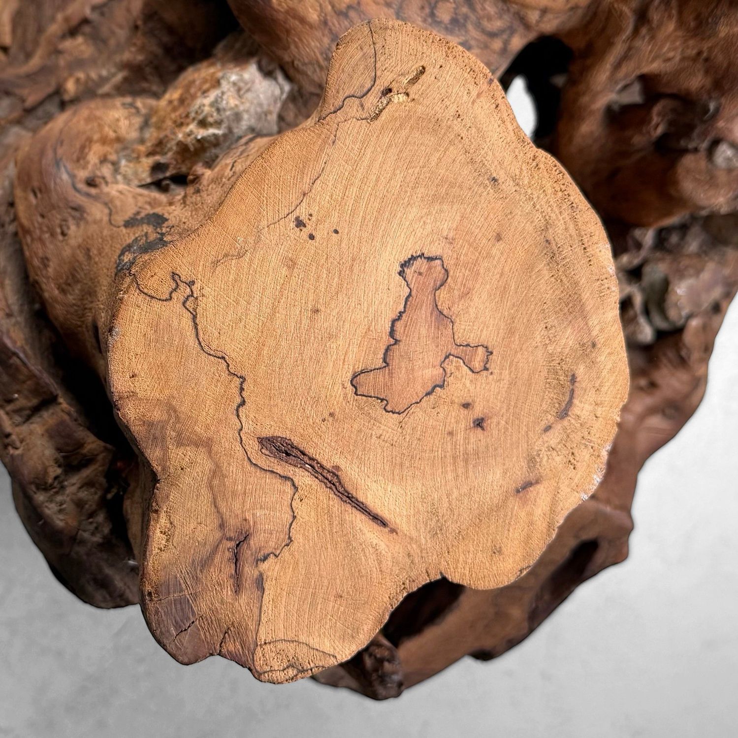Japanese Koboku Root Wood Sculpture / Ikebana Object, 1960s