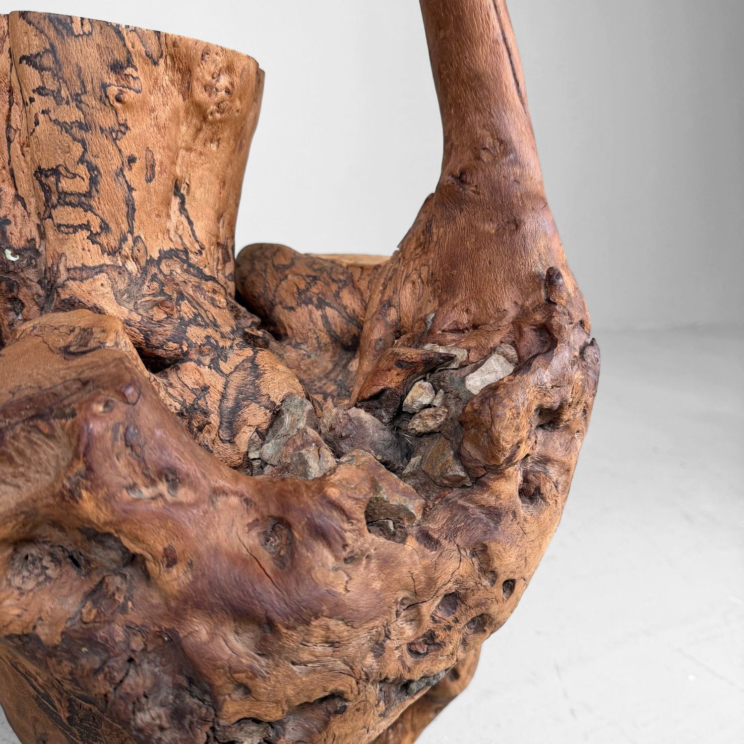 Japanese Koboku Root Wood Sculpture / Ikebana Object, 1960s