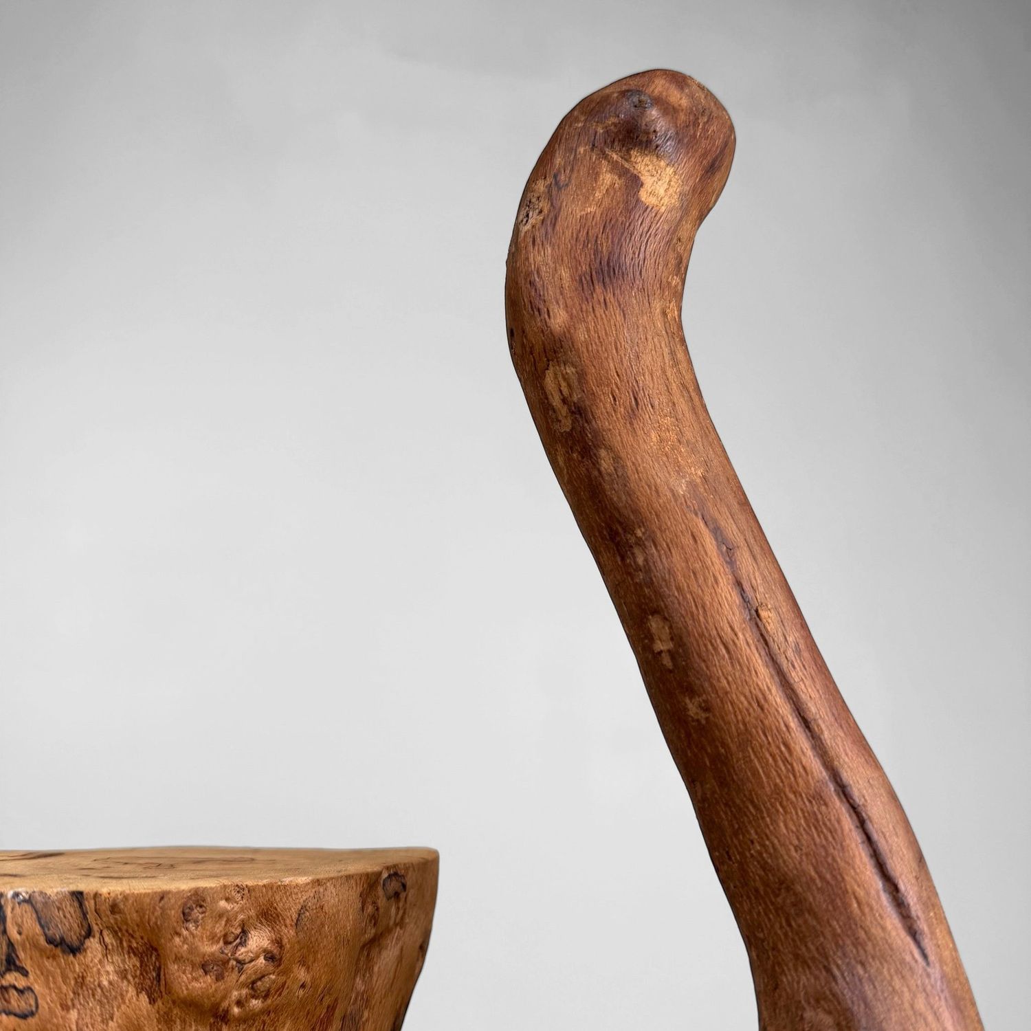 Japanese Koboku Root Wood Sculpture / Ikebana Object, 1960s