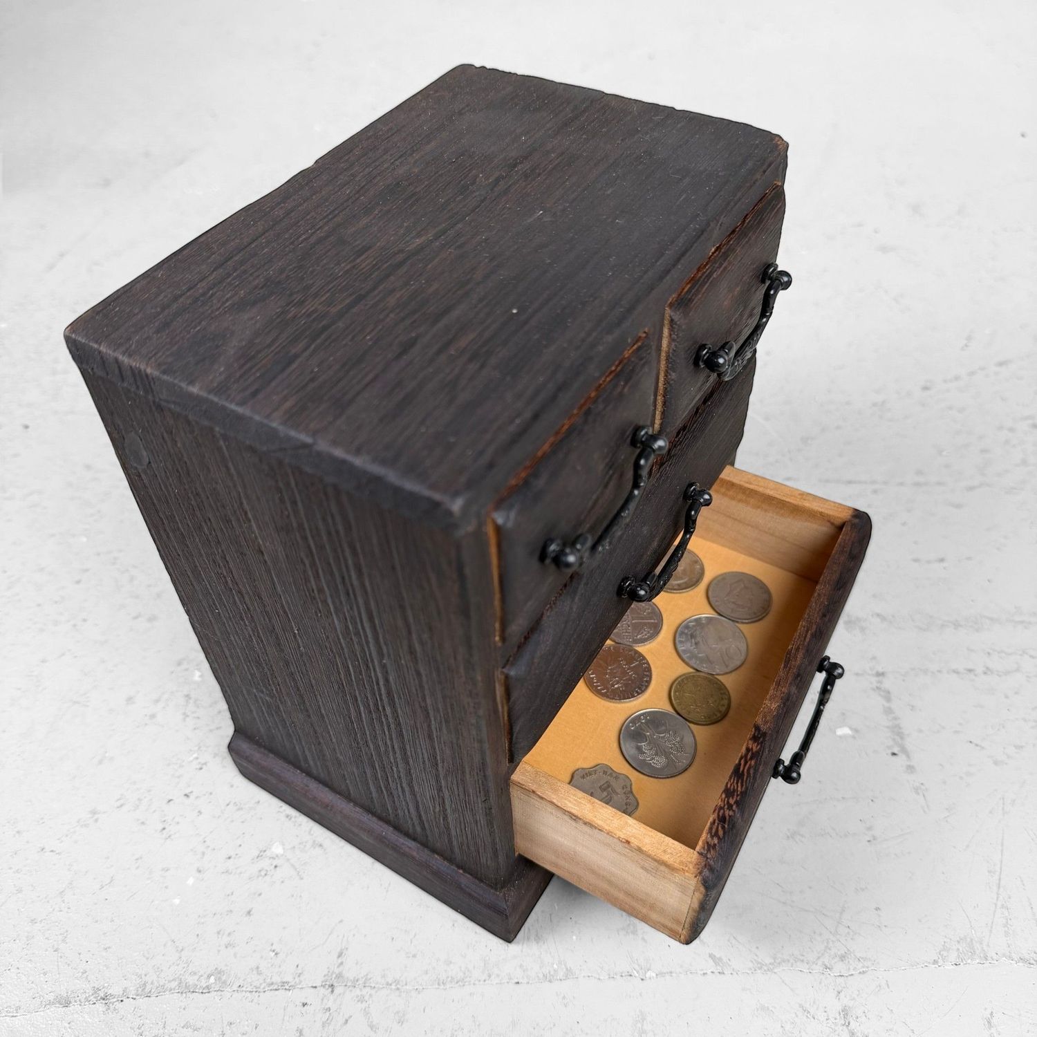 Small Vintage Japanese Ko-dansu Drawer Cabinet, c. 1970–1980