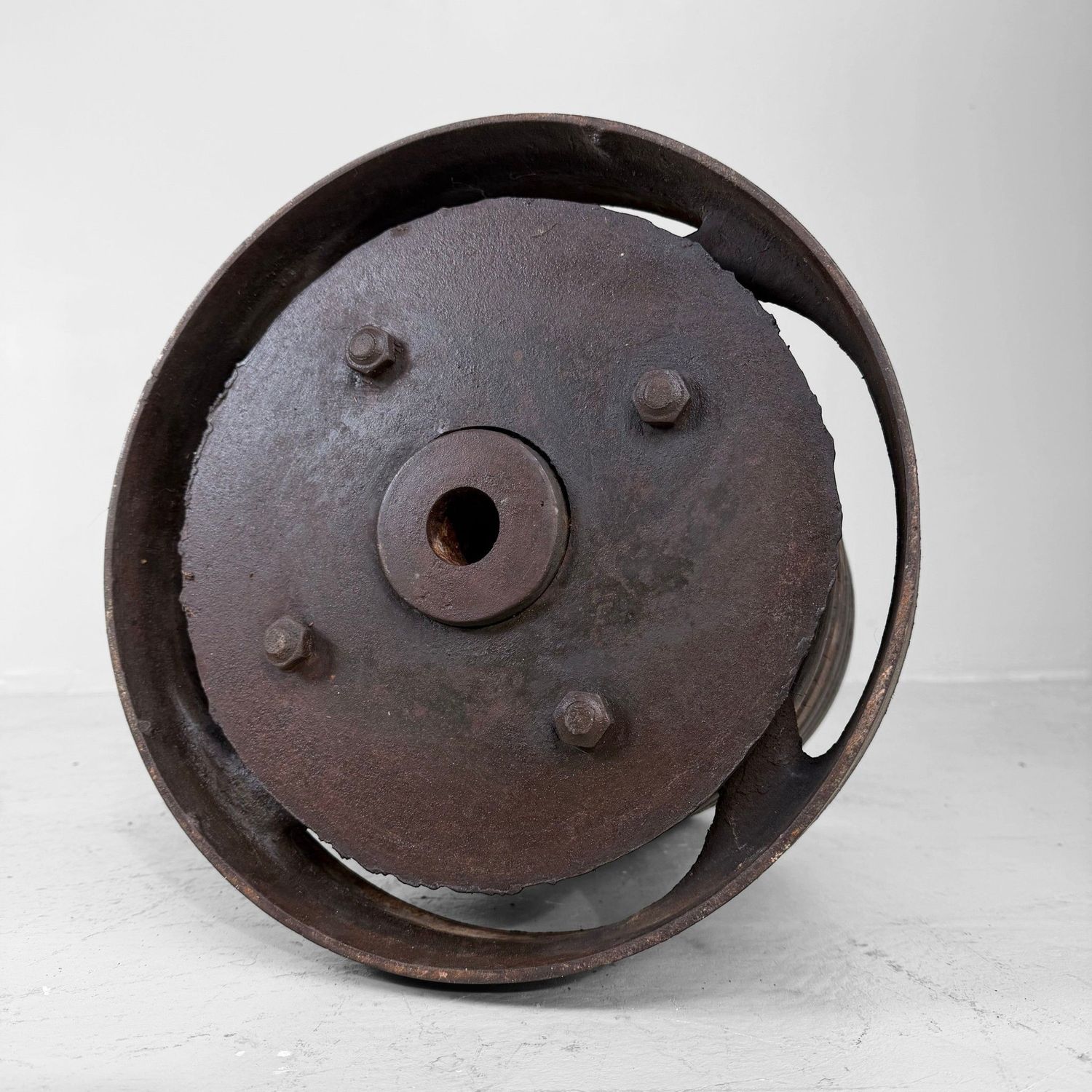 Monumentaal Japans Industrieel Houten Interieurobject, ca. 1930–1950