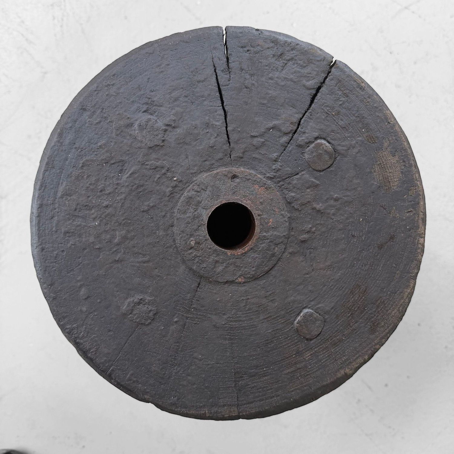 Monumentaal Japans Industrieel Houten Interieurobject, ca. 1930–1950