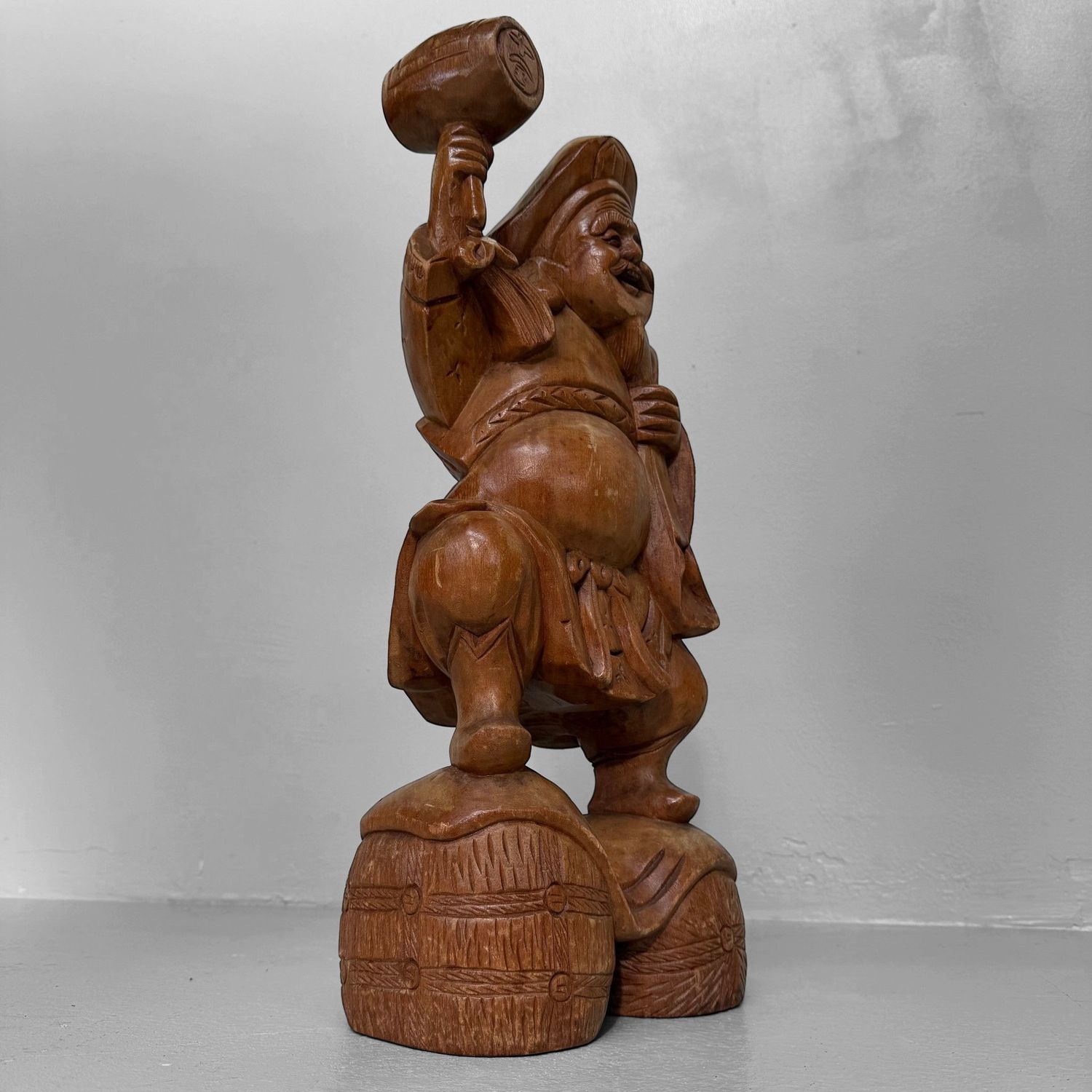 Japanese Wooden Daikokuten Figure, c. 1960