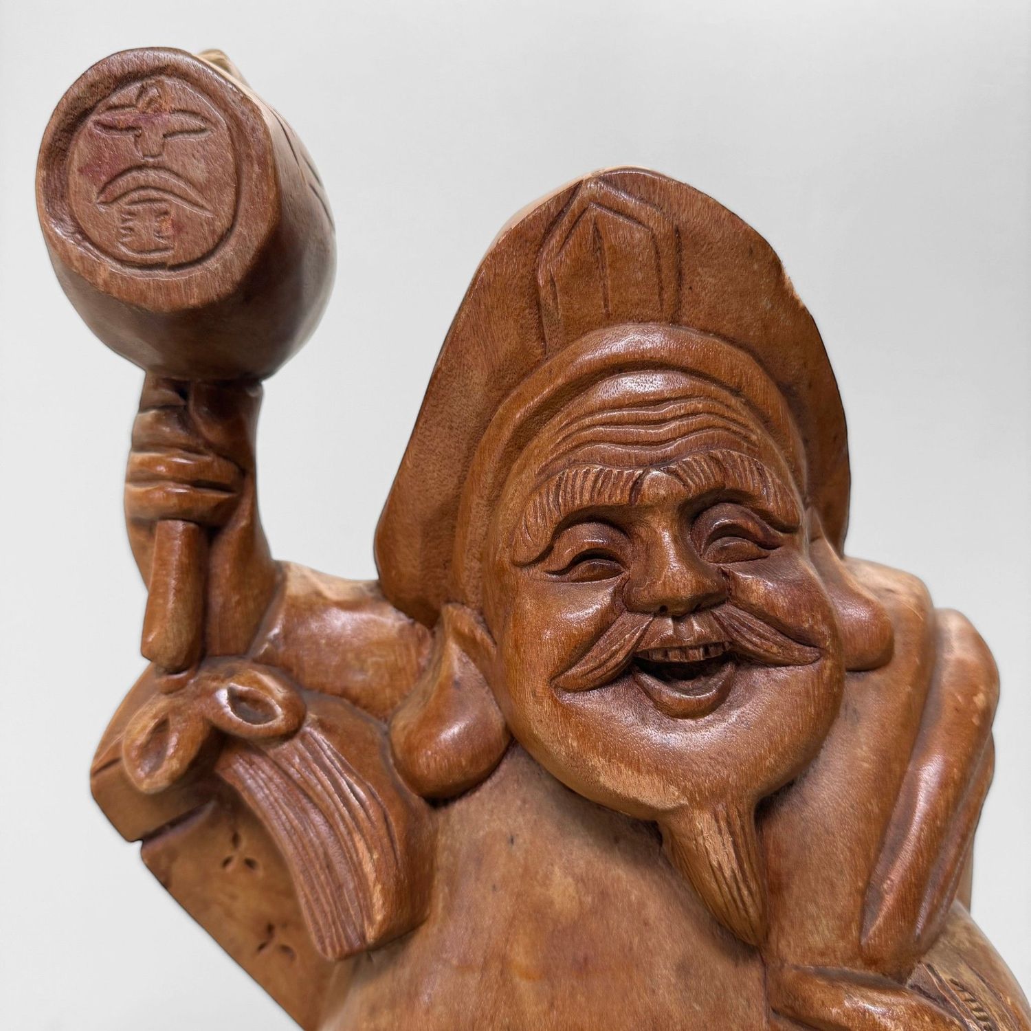 Japanese Wooden Daikokuten Figure, c. 1960