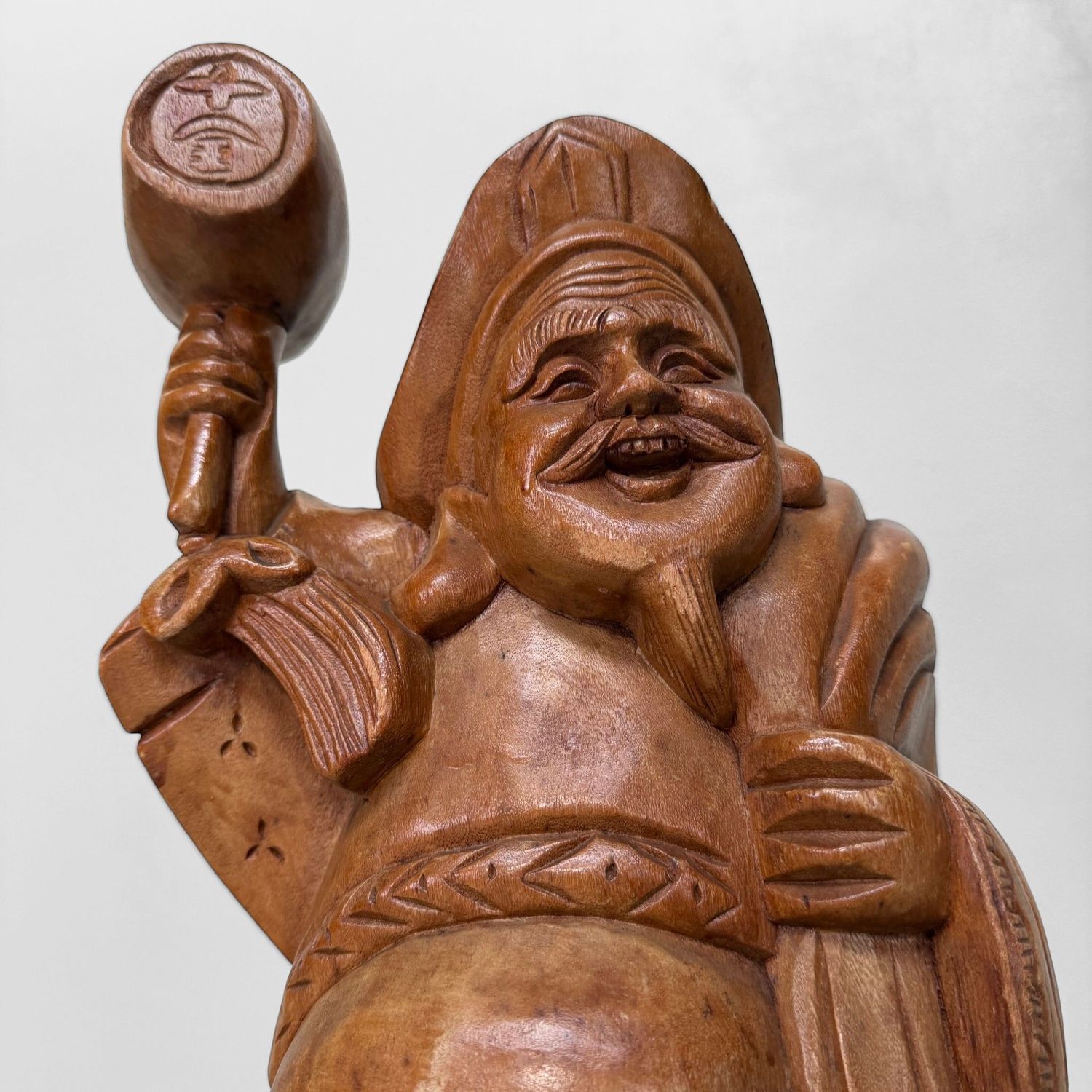 Japanese Wooden Daikokuten Figure, c. 1960