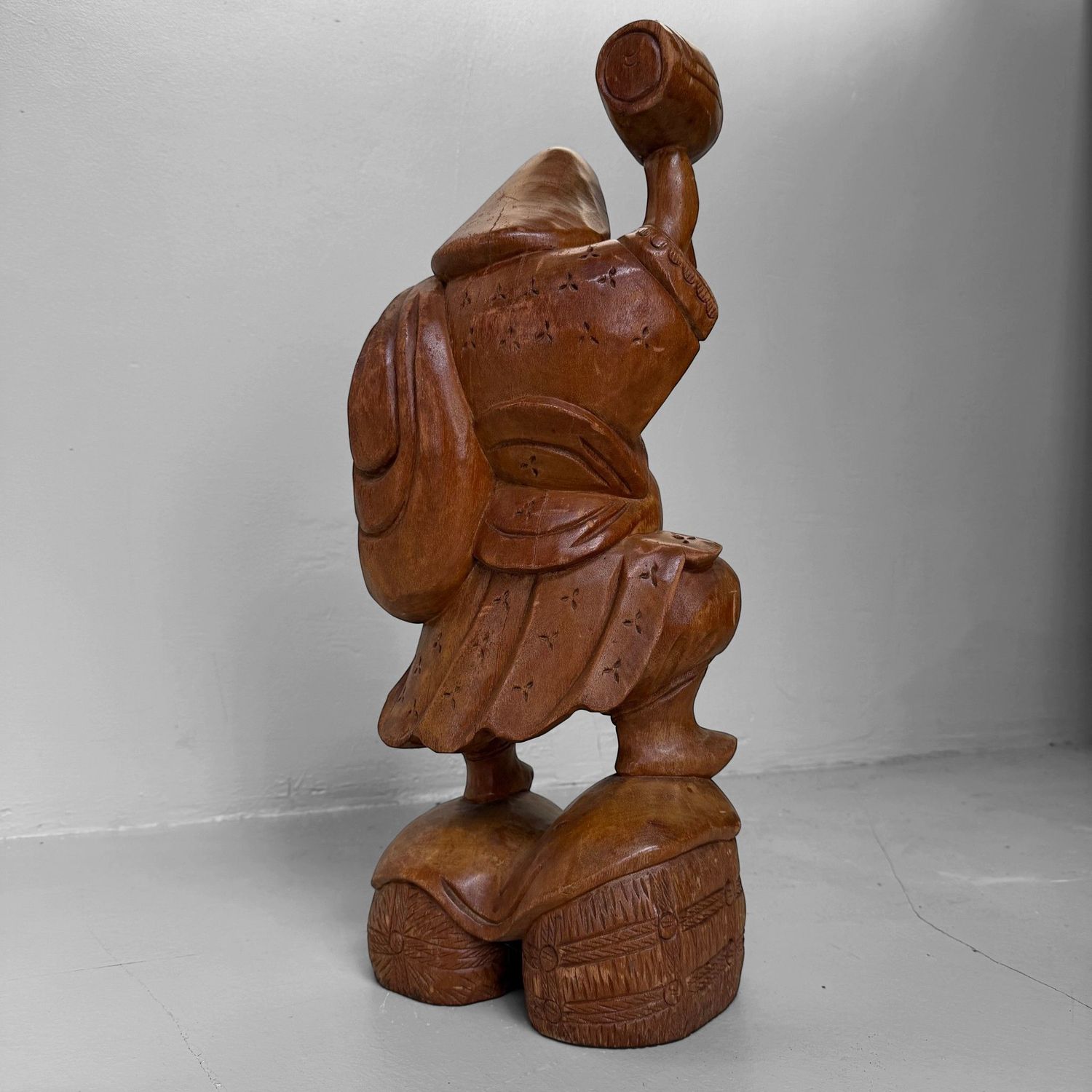 Japanese Wooden Daikokuten Figure, c. 1960