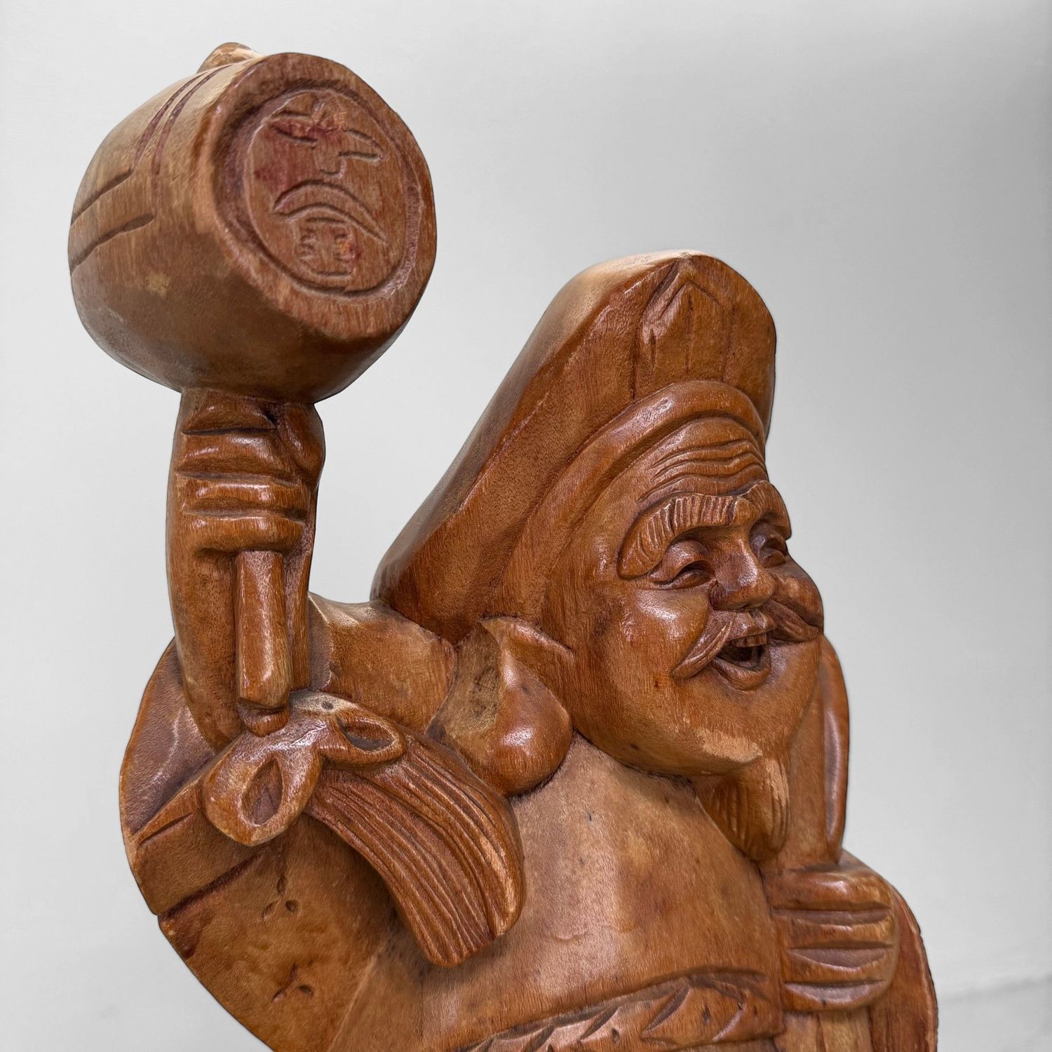 Japanese Wooden Daikokuten Figure, c. 1960