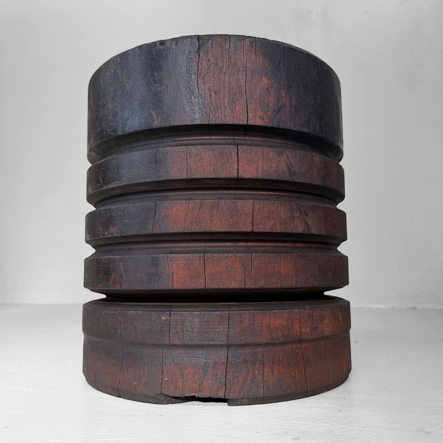 Sculptural Japanese Industrial Wooden Interior Object, c. 1930–1950