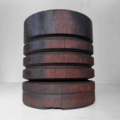 Sculpturaal Japans Industrieel Houten Interieurobject, ca. 1930–1950