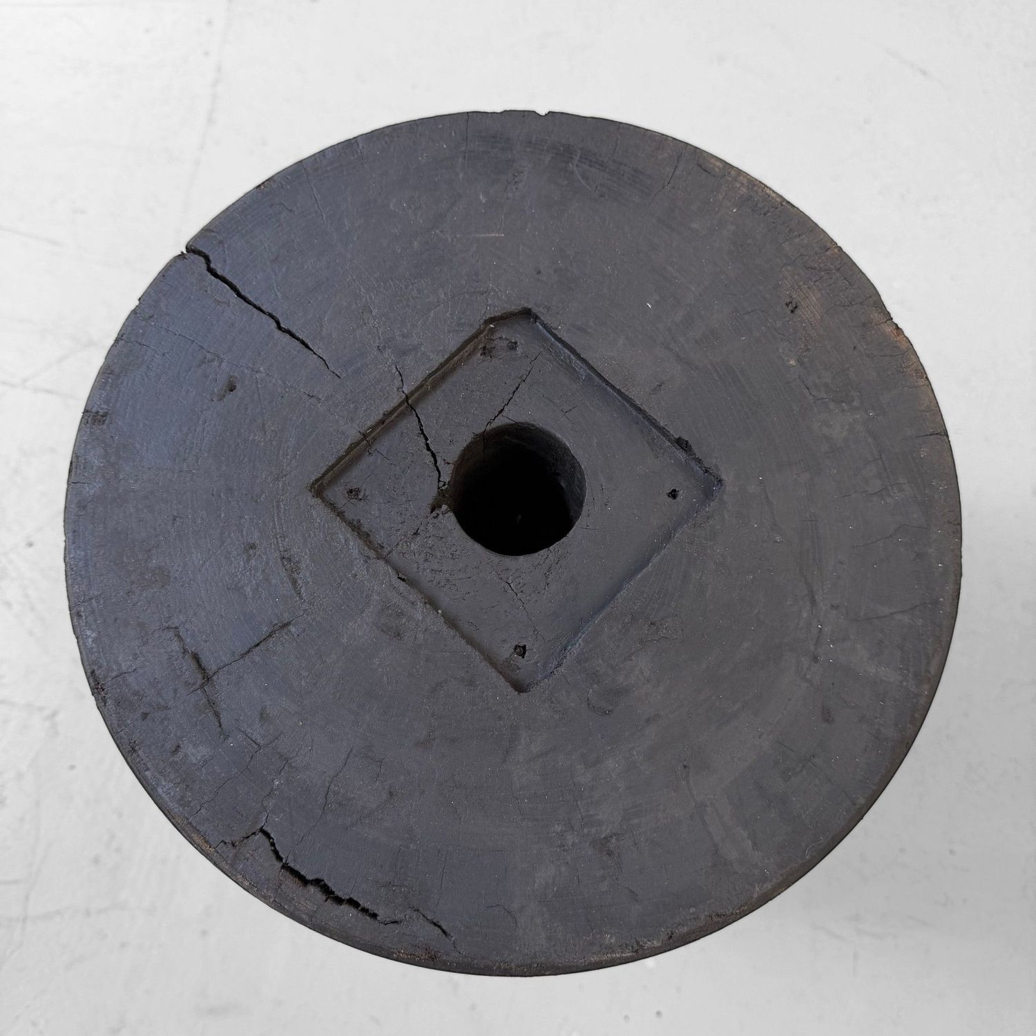 Japans Industrieel Katrolelement, Houten Interieurobject, 1930–1950