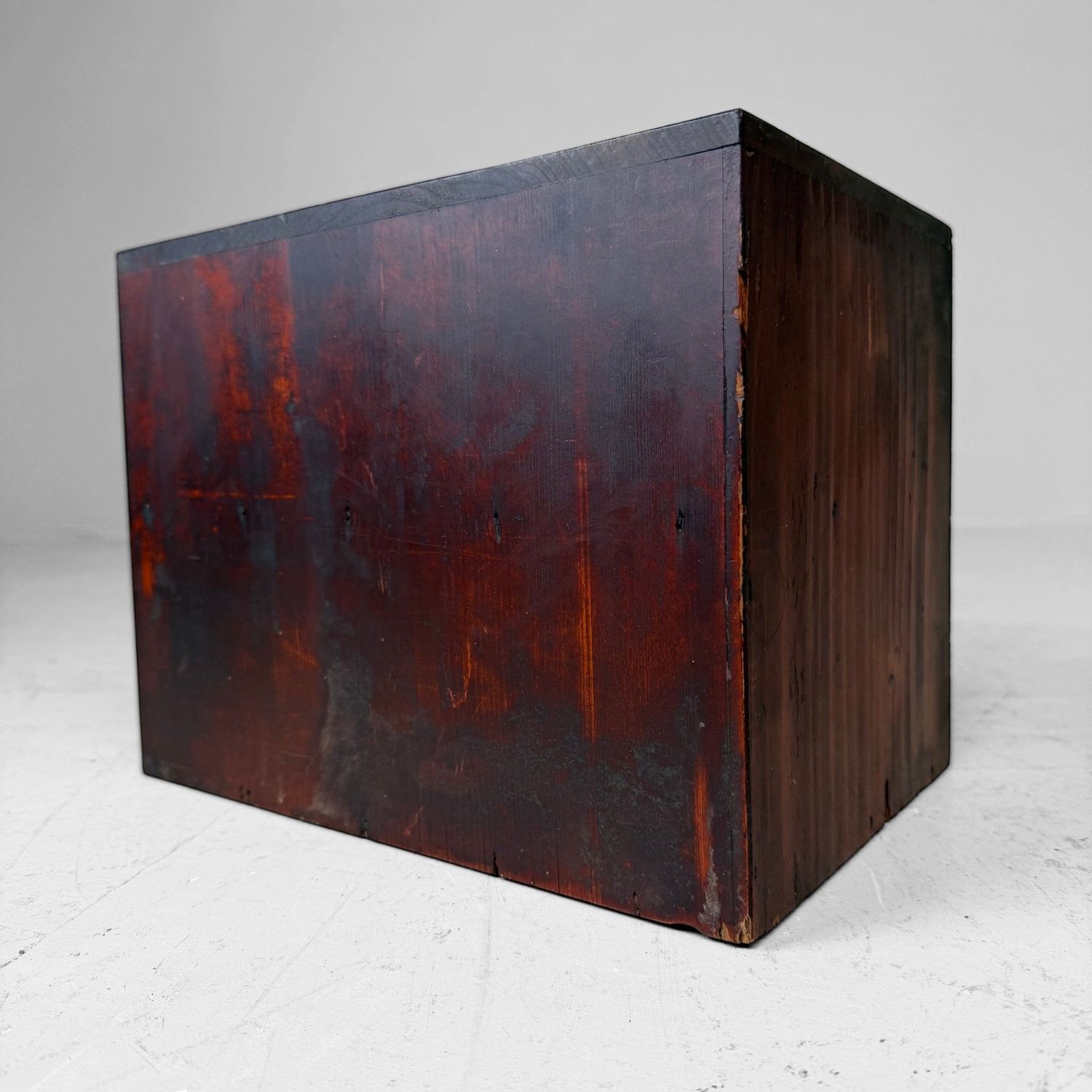 Japanese Small Drawer Cabinet with Calligraphy, c. 1910–1920