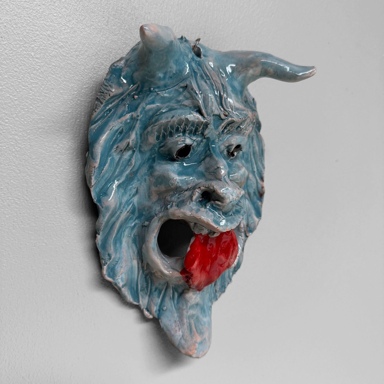 Apotropaic Ceramic Mask, Gennaro Condurso, Seminara, Italy
